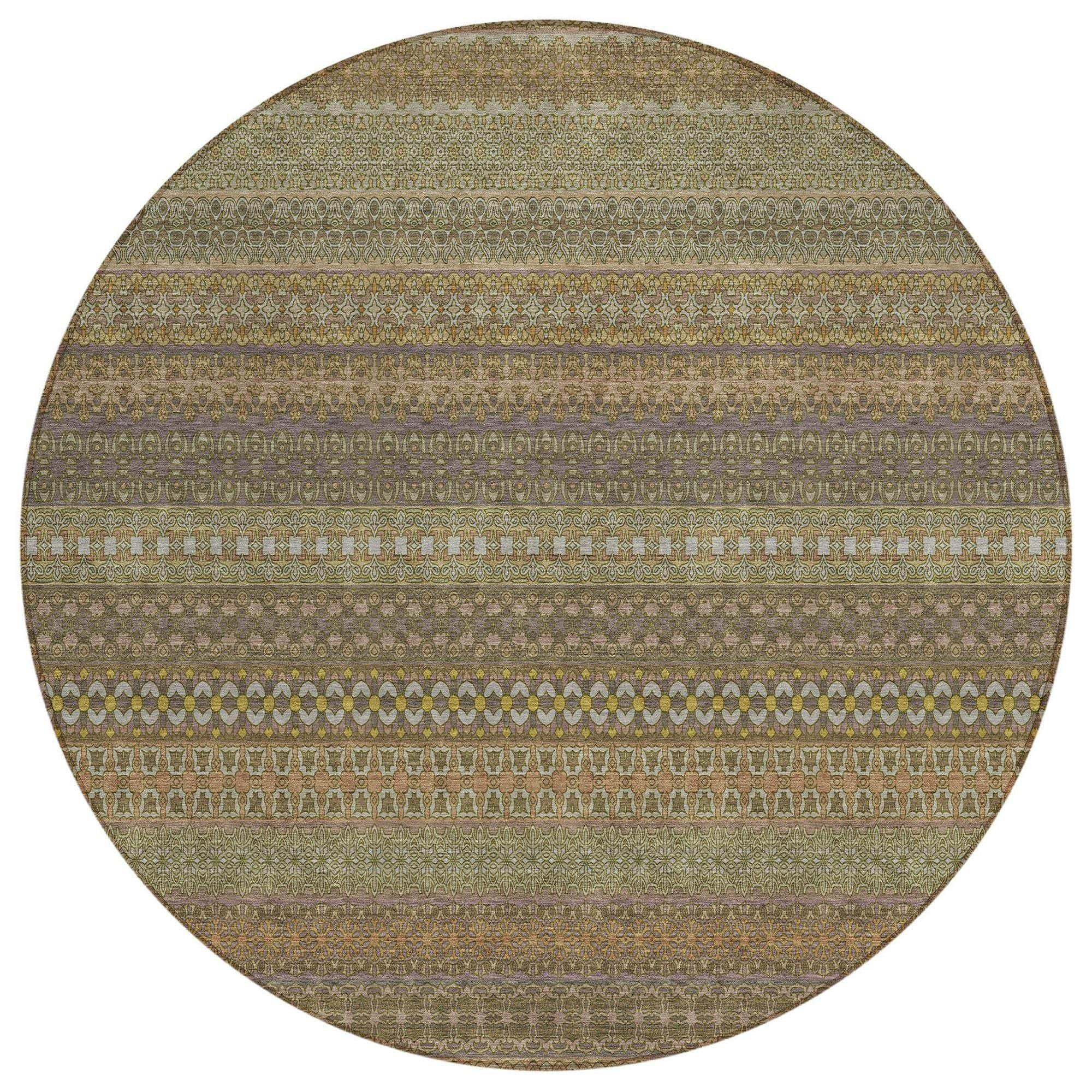 Machine Made ACN527 Khaki Brown Rugs #color_khaki brown