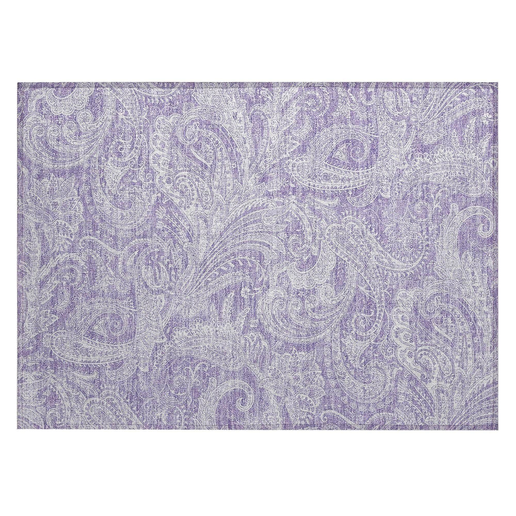 Machine Made ACN654 Lavender Purple Rugs #color_lavender purple