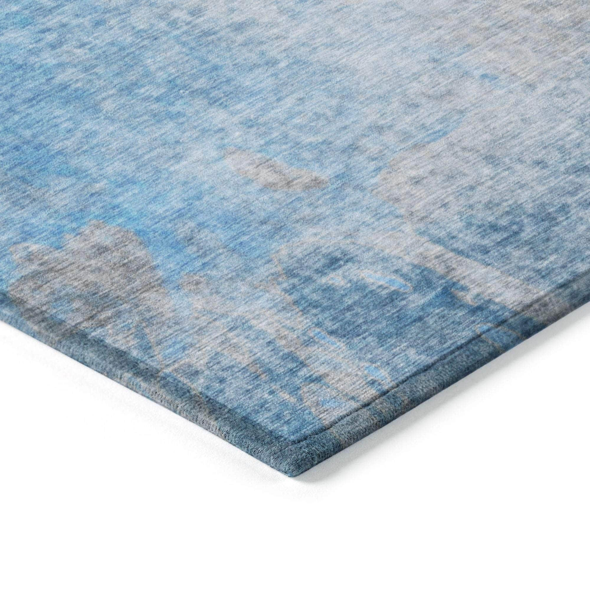 Machine Made ACN562 Blue  Rugs #color_blue 