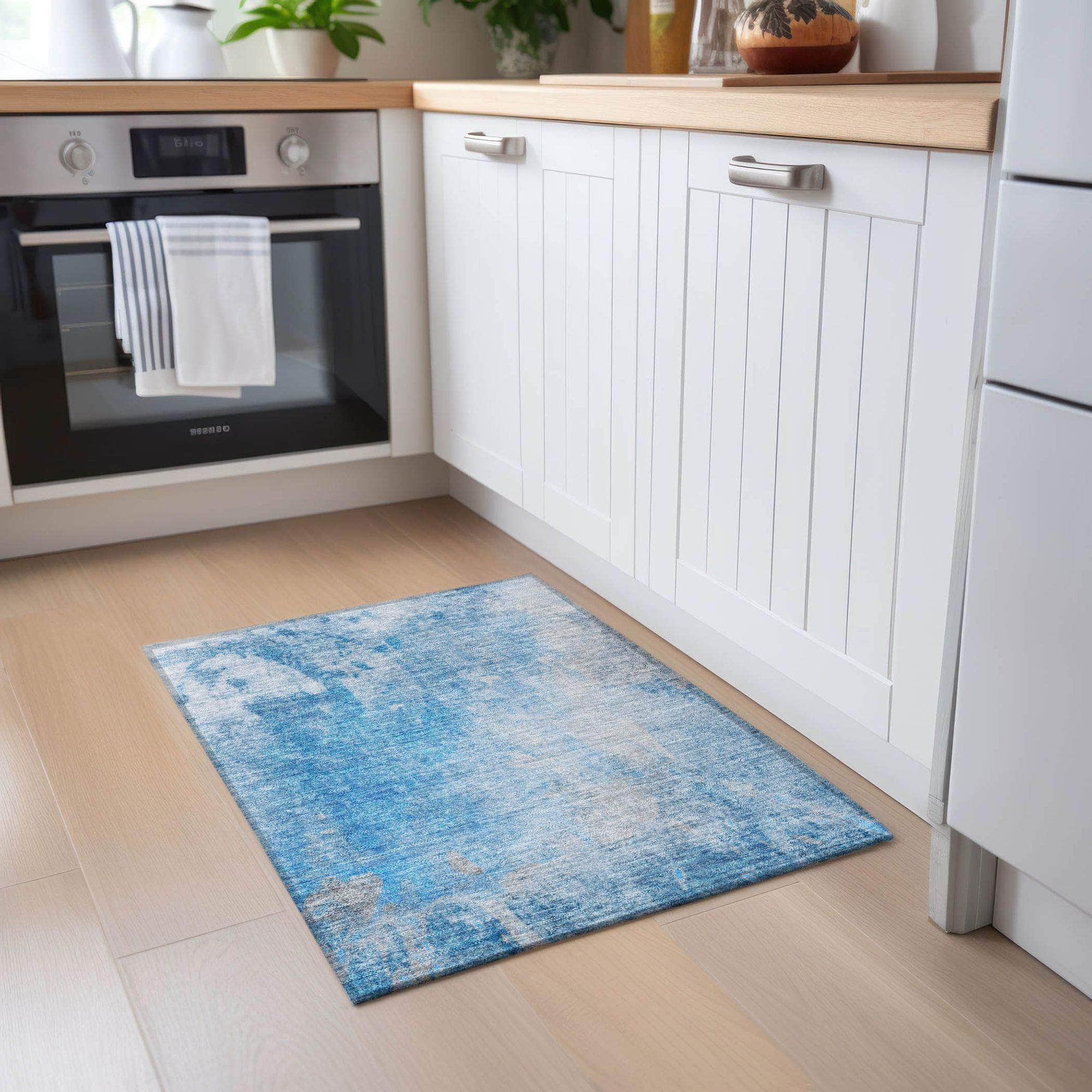 Machine Made ACN562 Blue  Rugs #color_blue 