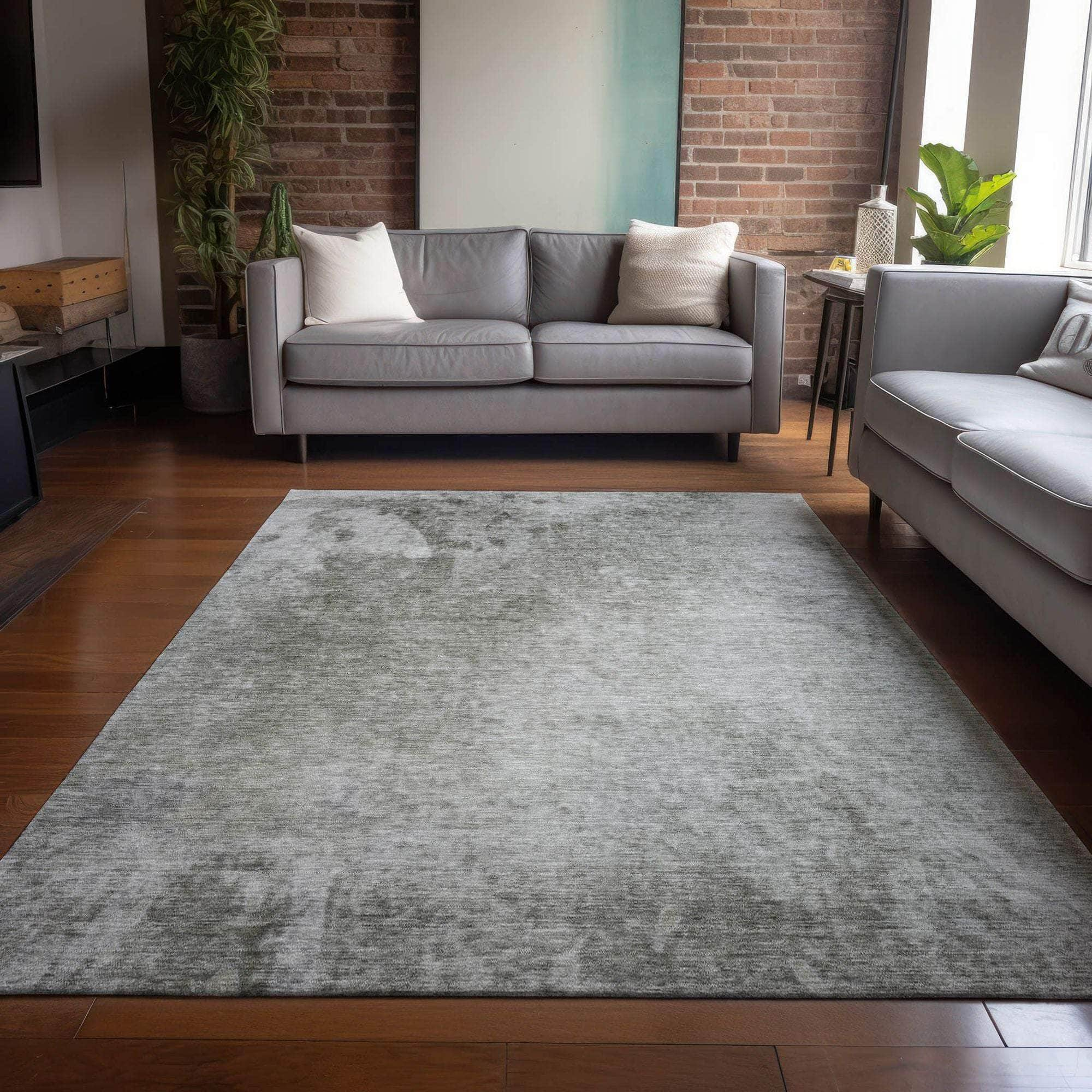 Machine Made ACN562 Gray  Rugs #color_gray 