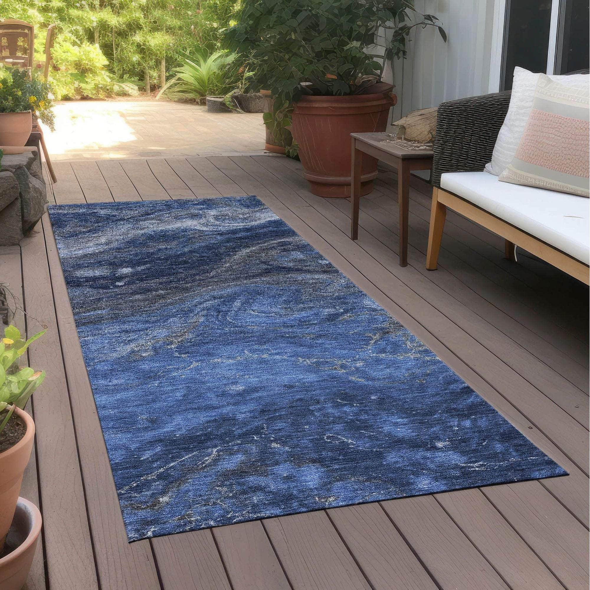 Machine Made ACN599 Blue  Rugs #color_blue 