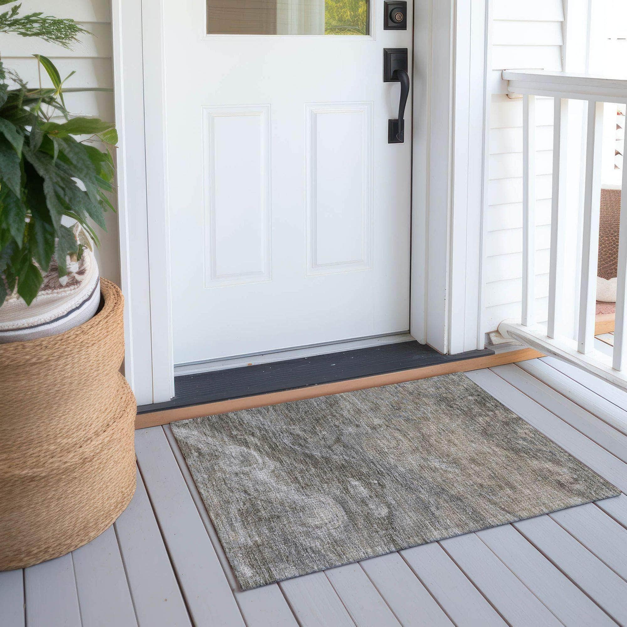 Machine Made ACN599 Taupe Brown Rugs #color_taupe brown