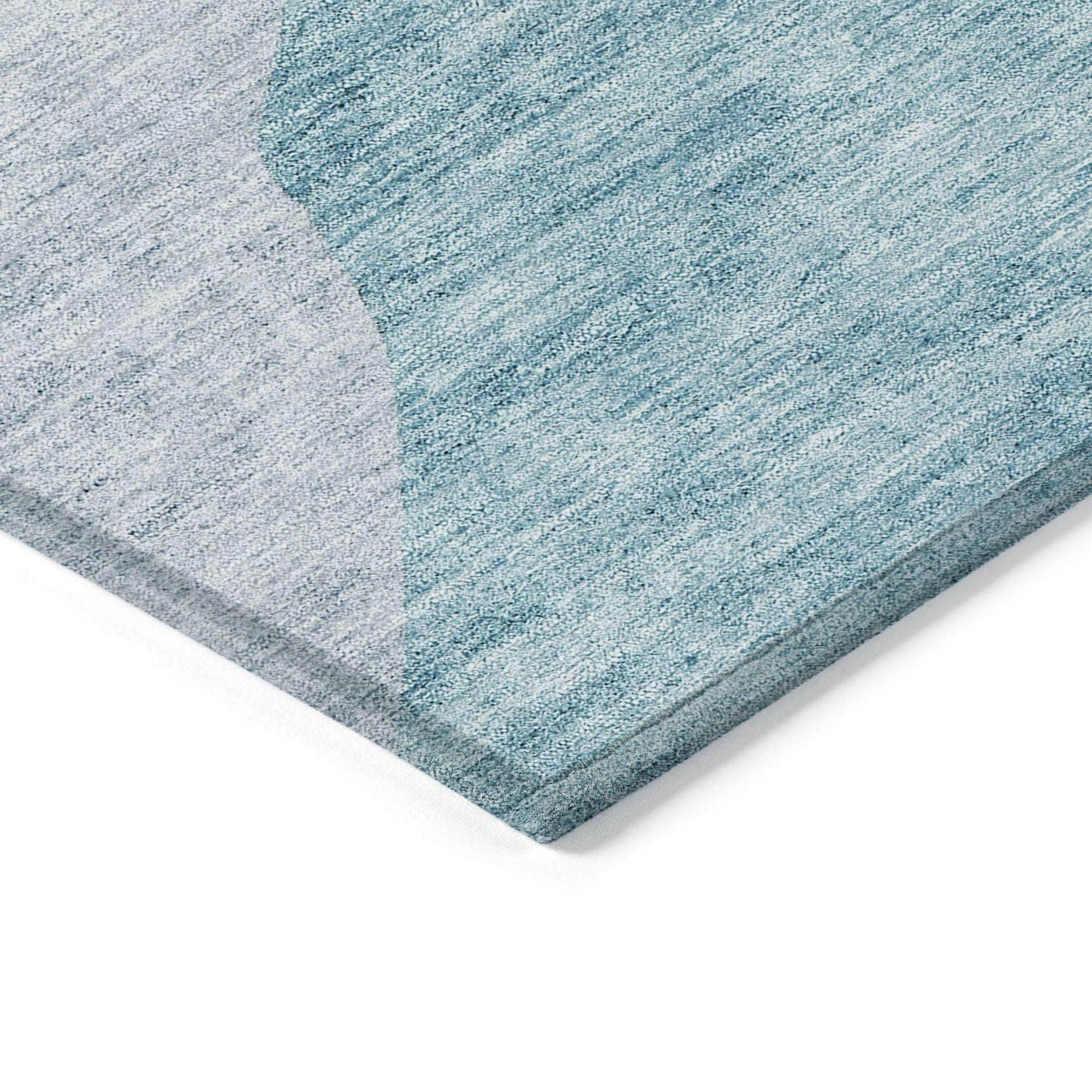 Machine Made ACN665 Teal  Rugs #color_teal 