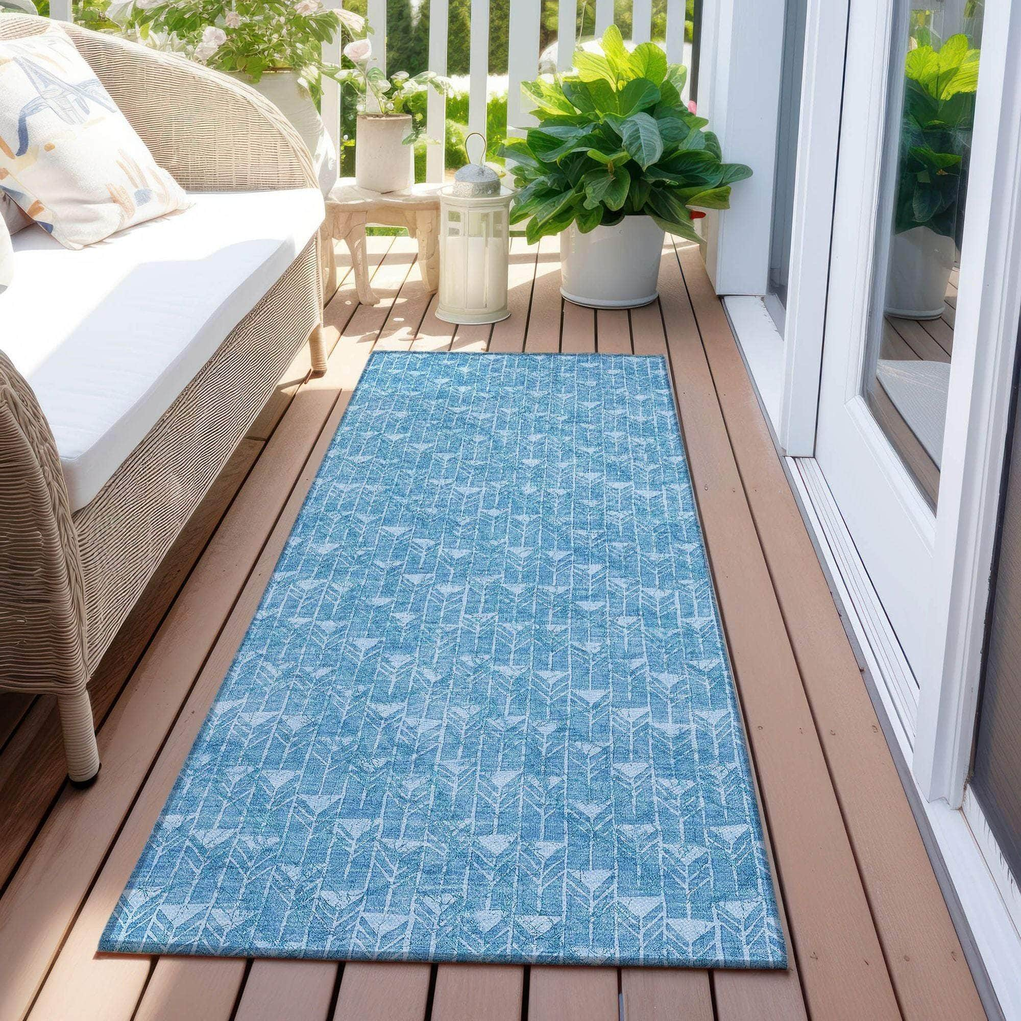 Machine Made ACN514 Blue  Rugs #color_blue 