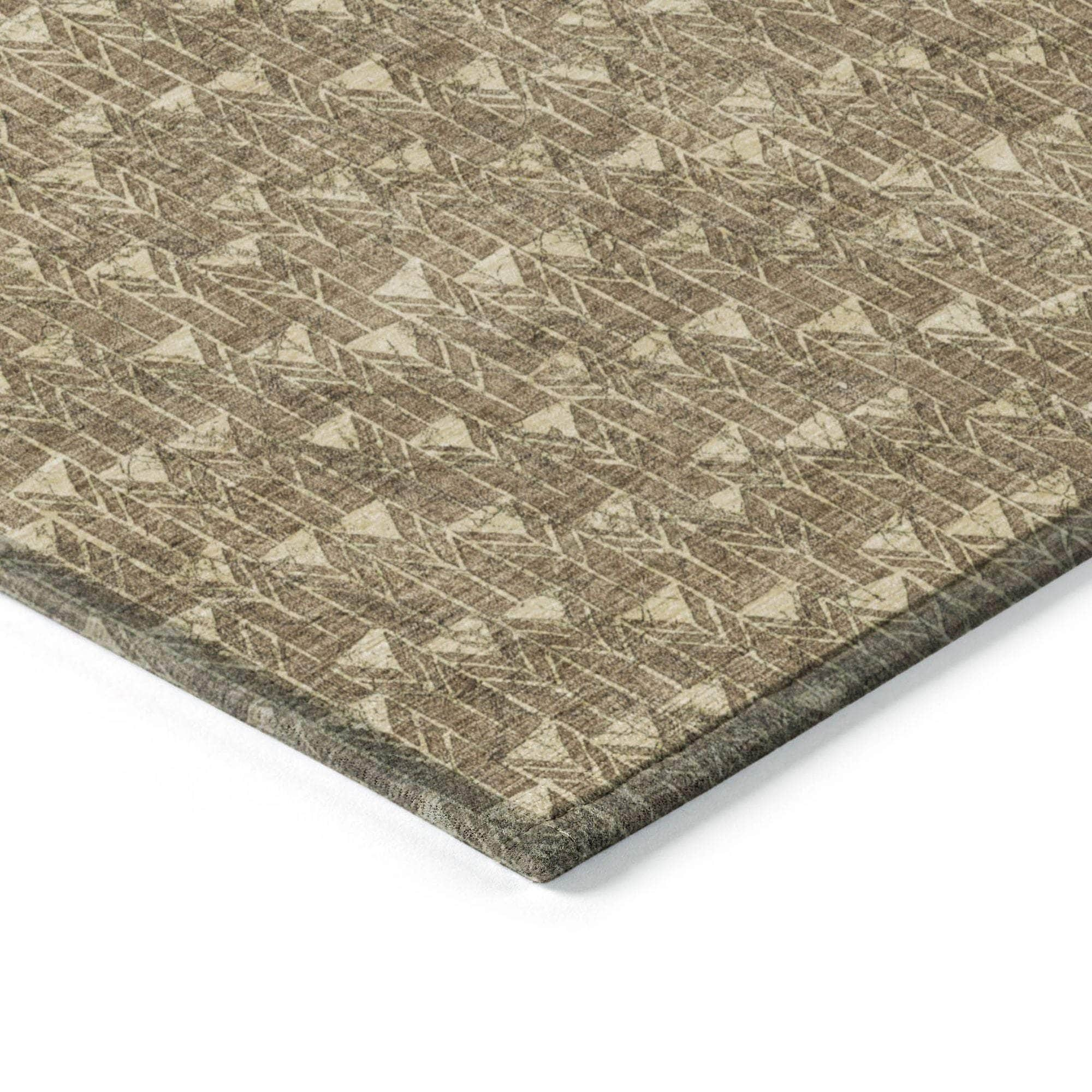 Machine Made ACN514 Brown  Rugs #color_brown 