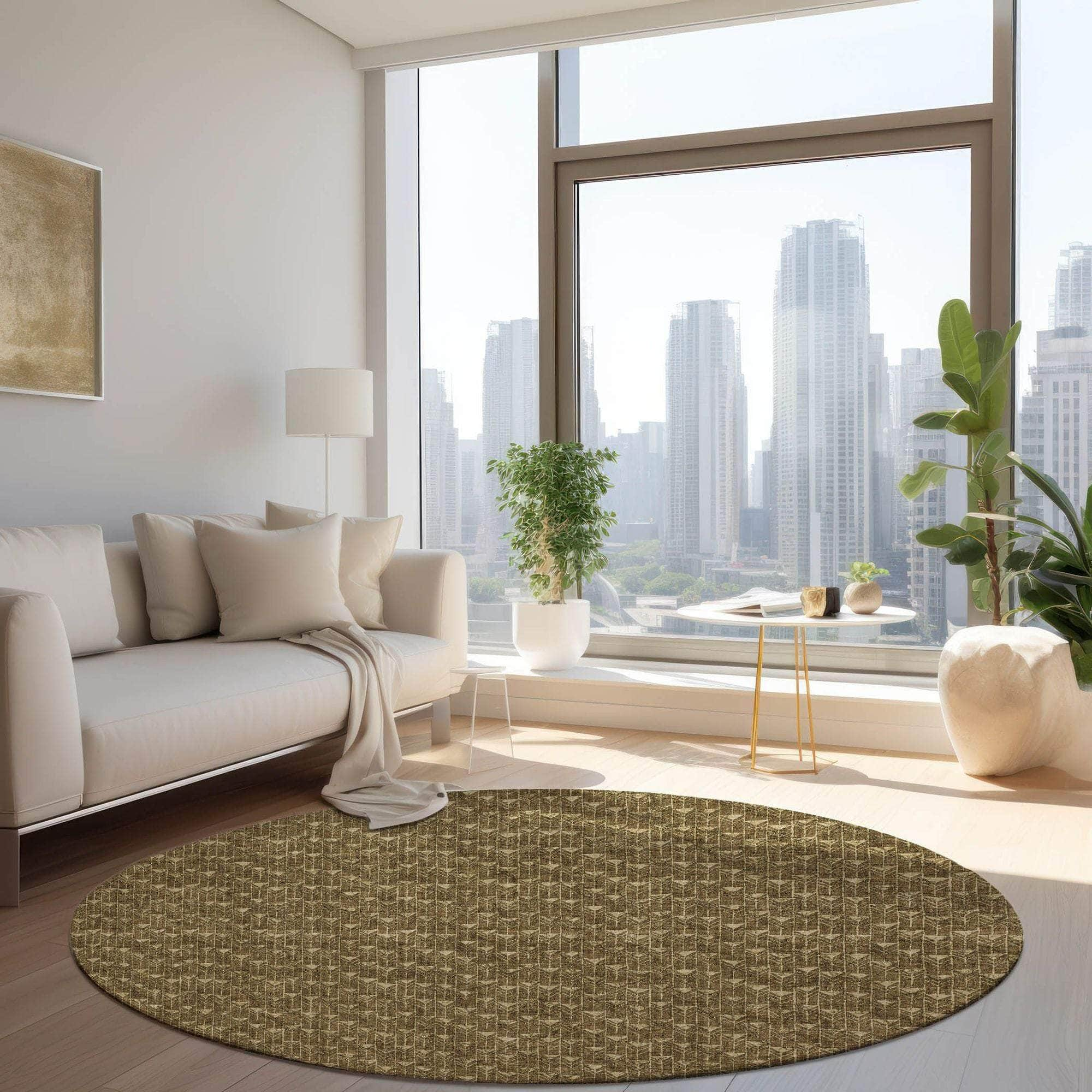 Machine Made ACN514 Brown  Rugs #color_brown 