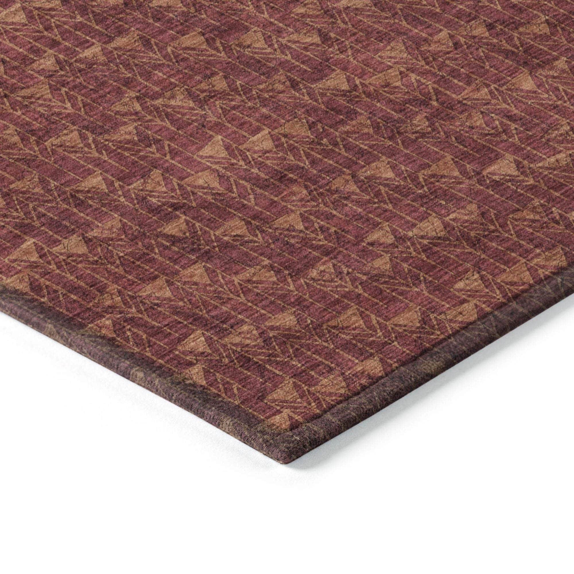 Machine Made ACN514 Burgundy Red Rugs #color_burgundy red