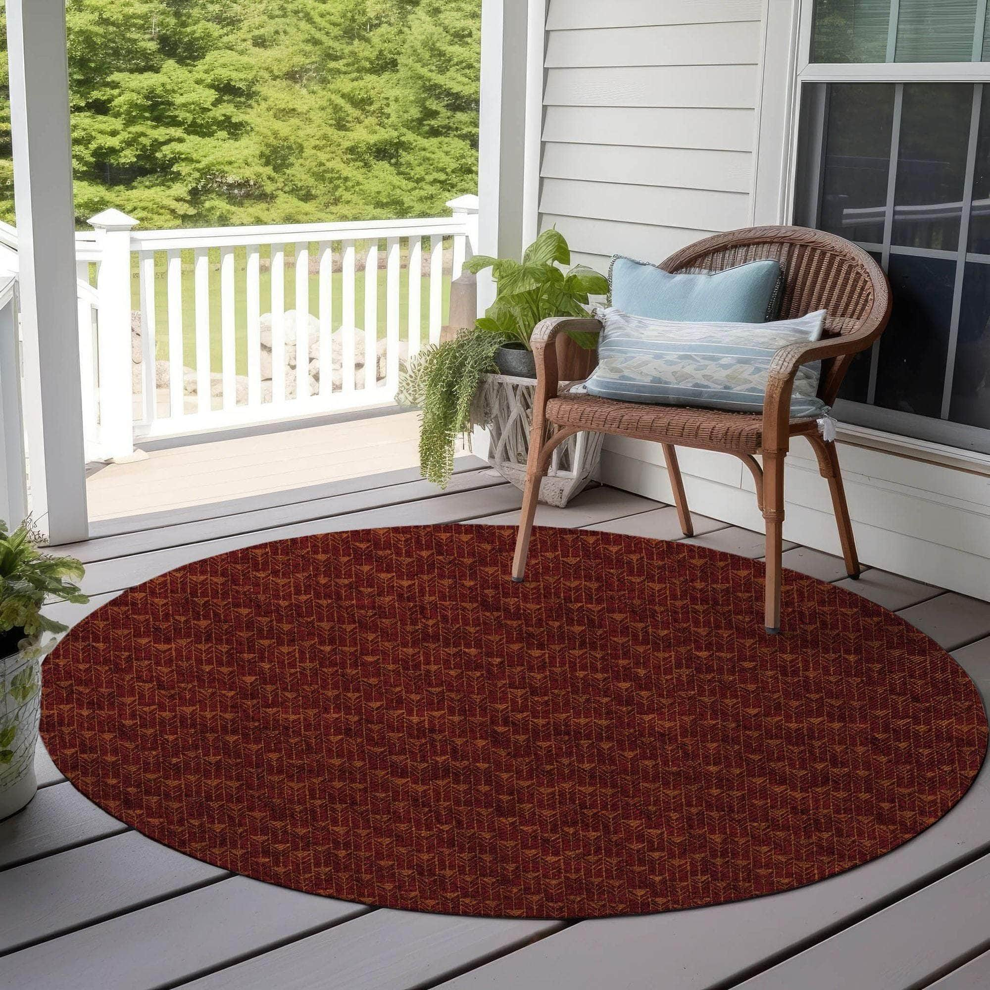 Machine Made ACN514 Burgundy Red Rugs #color_burgundy red