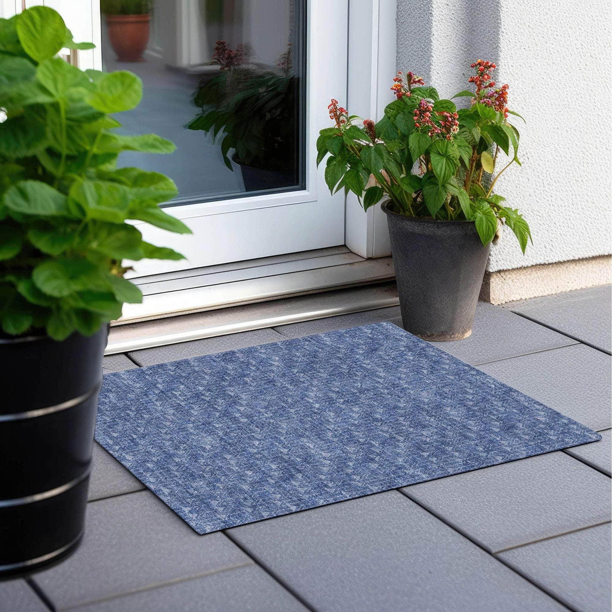 Machine Made ACN514 Navy Blue Rugs #color_navy blue