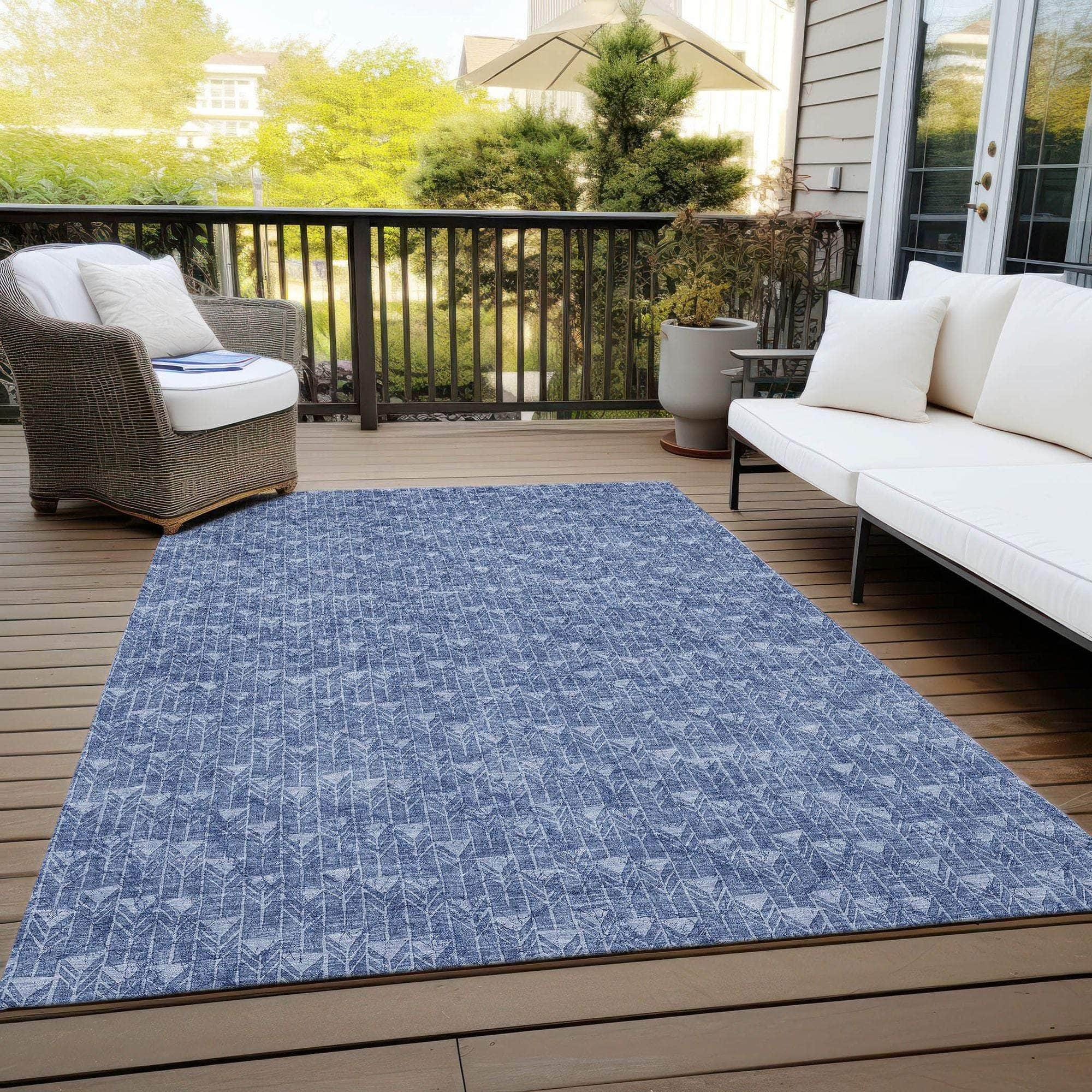 Machine Made ACN514 Navy Blue Rugs #color_navy blue