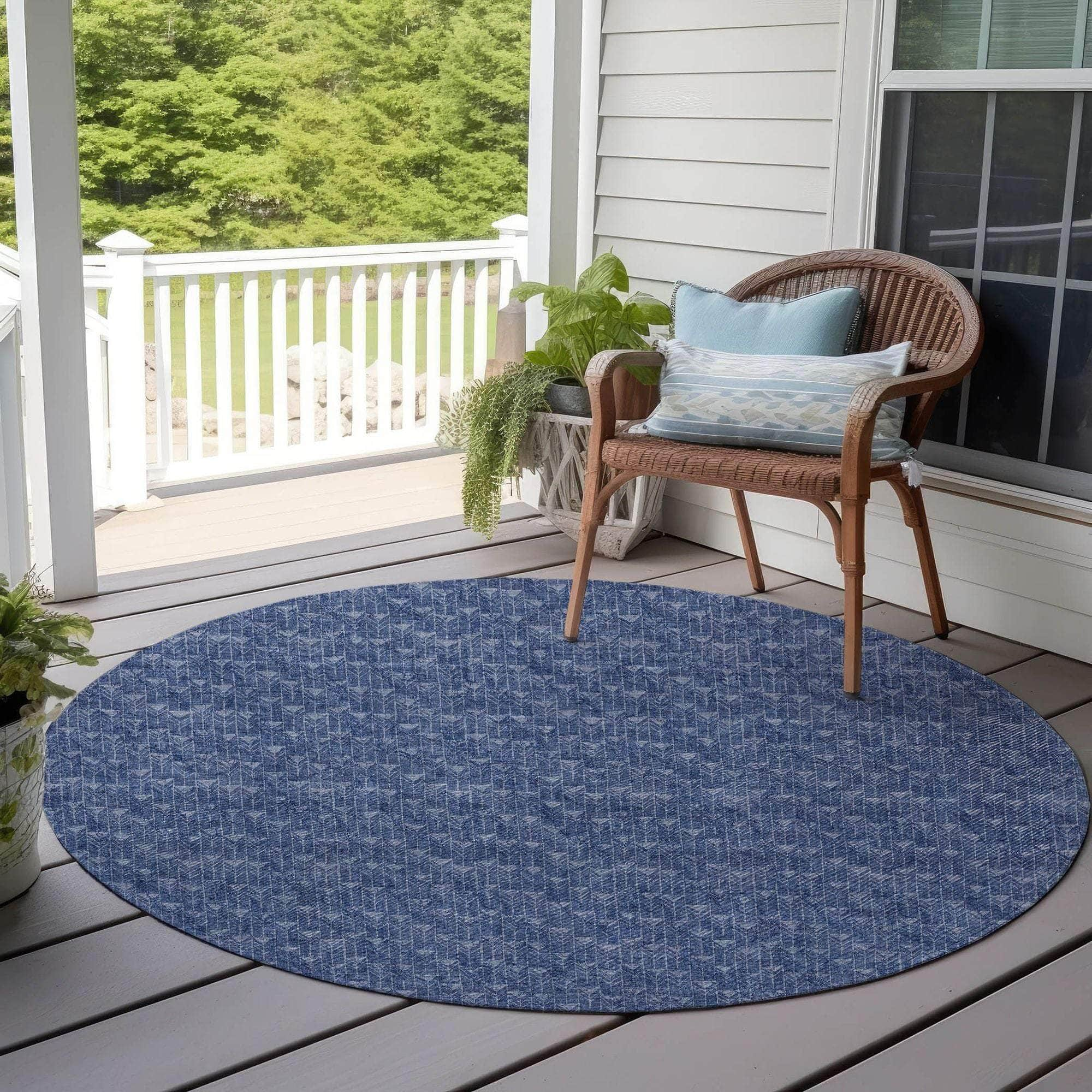 Machine Made ACN514 Navy Blue Rugs #color_navy blue