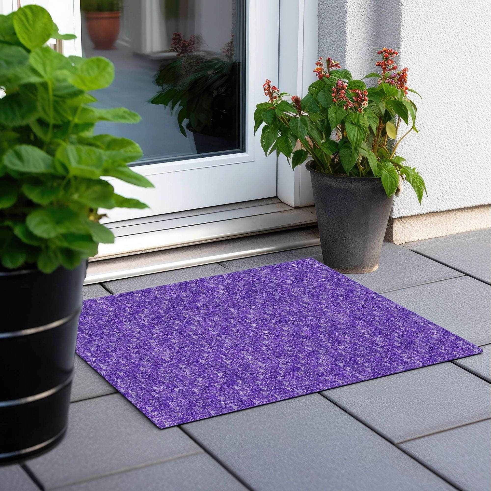 Machine Made ACN514 Purple  Rugs #color_purple 