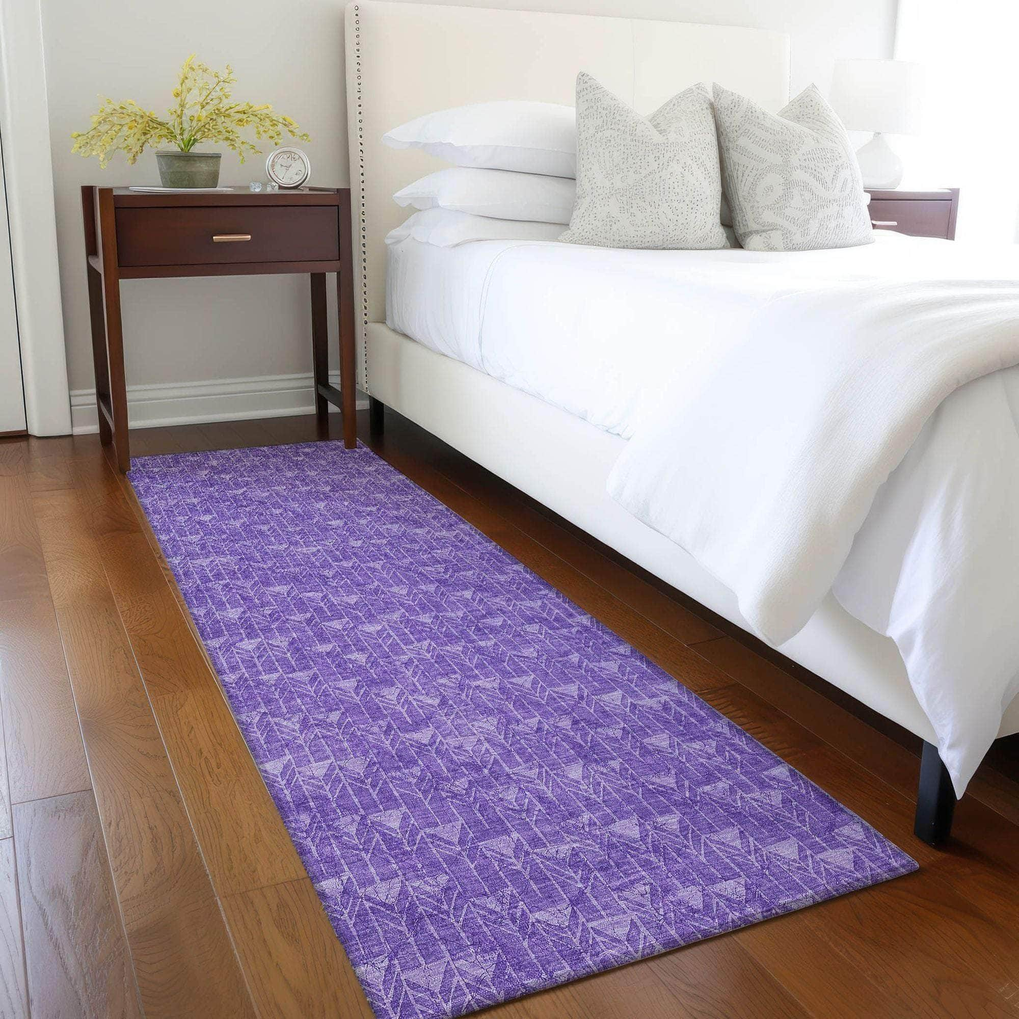 Machine Made ACN514 Purple  Rugs #color_purple 