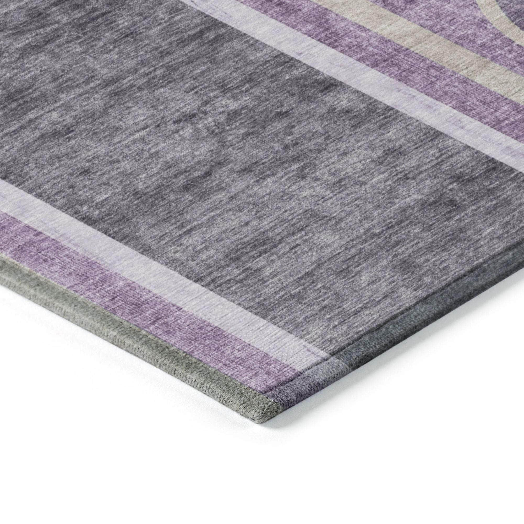 Machine Made ACN532 Purple  Rugs #color_purple 