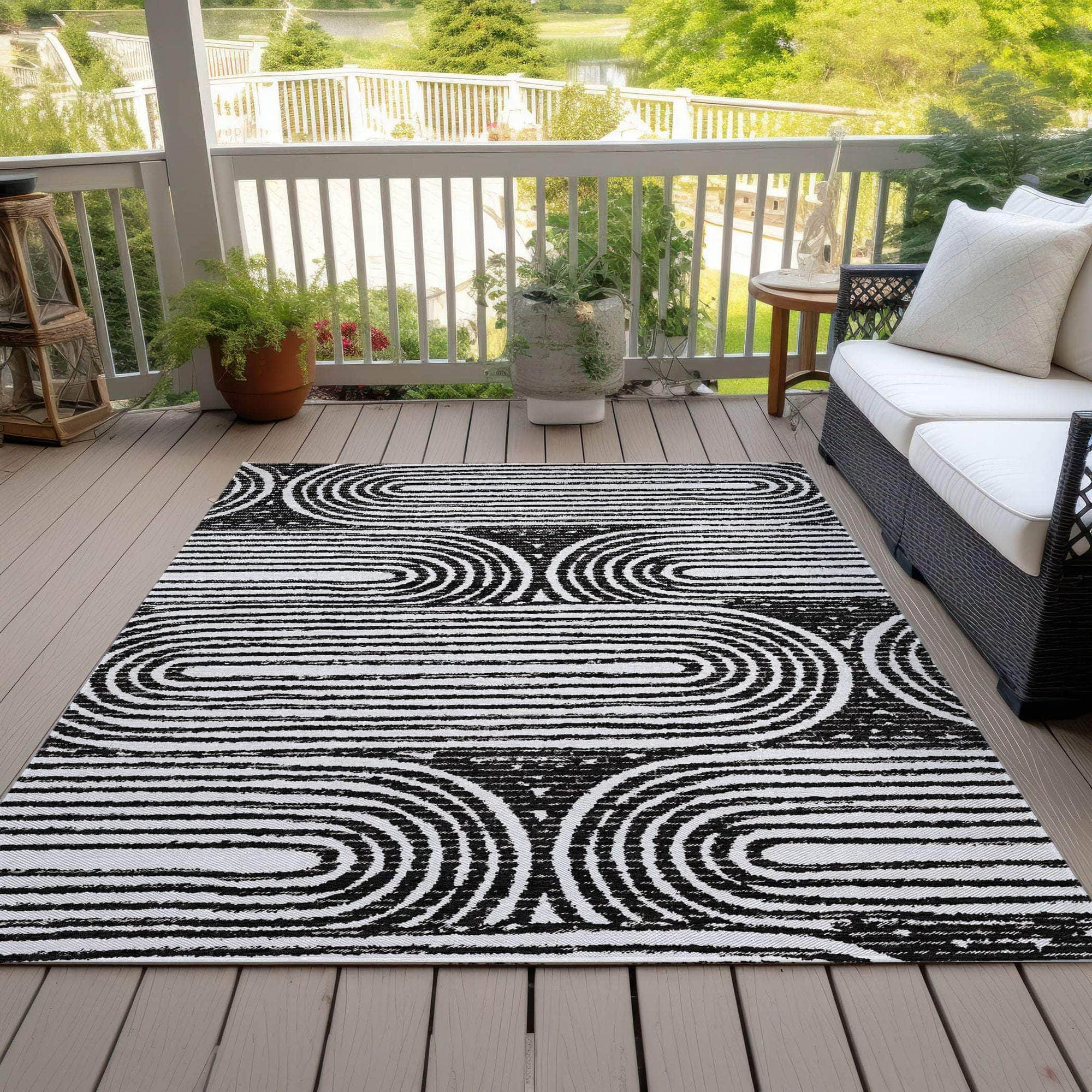 Machine Made ACN540 Black  Rugs #color_black 