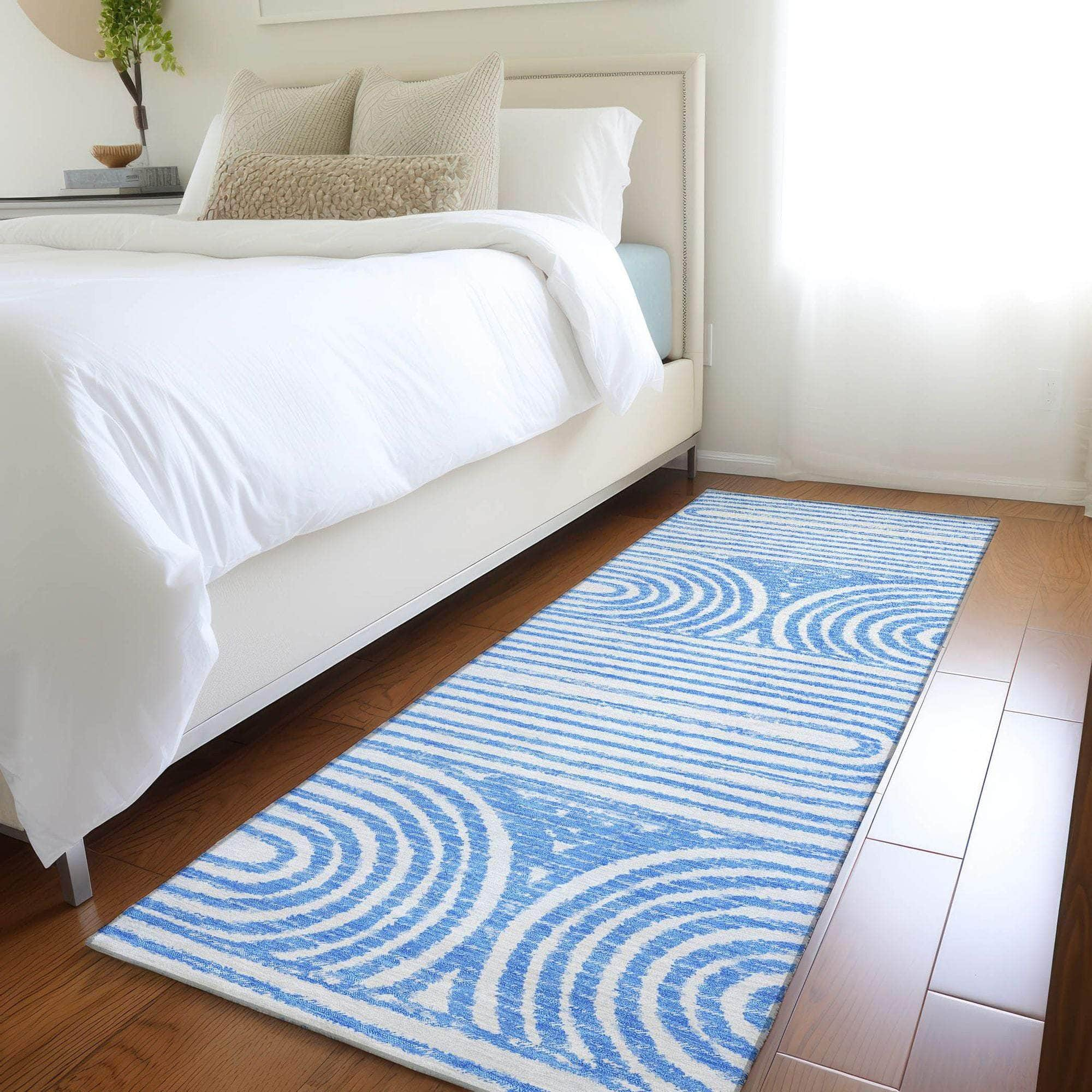 Machine Made ACN540 Blue  Rugs #color_blue 