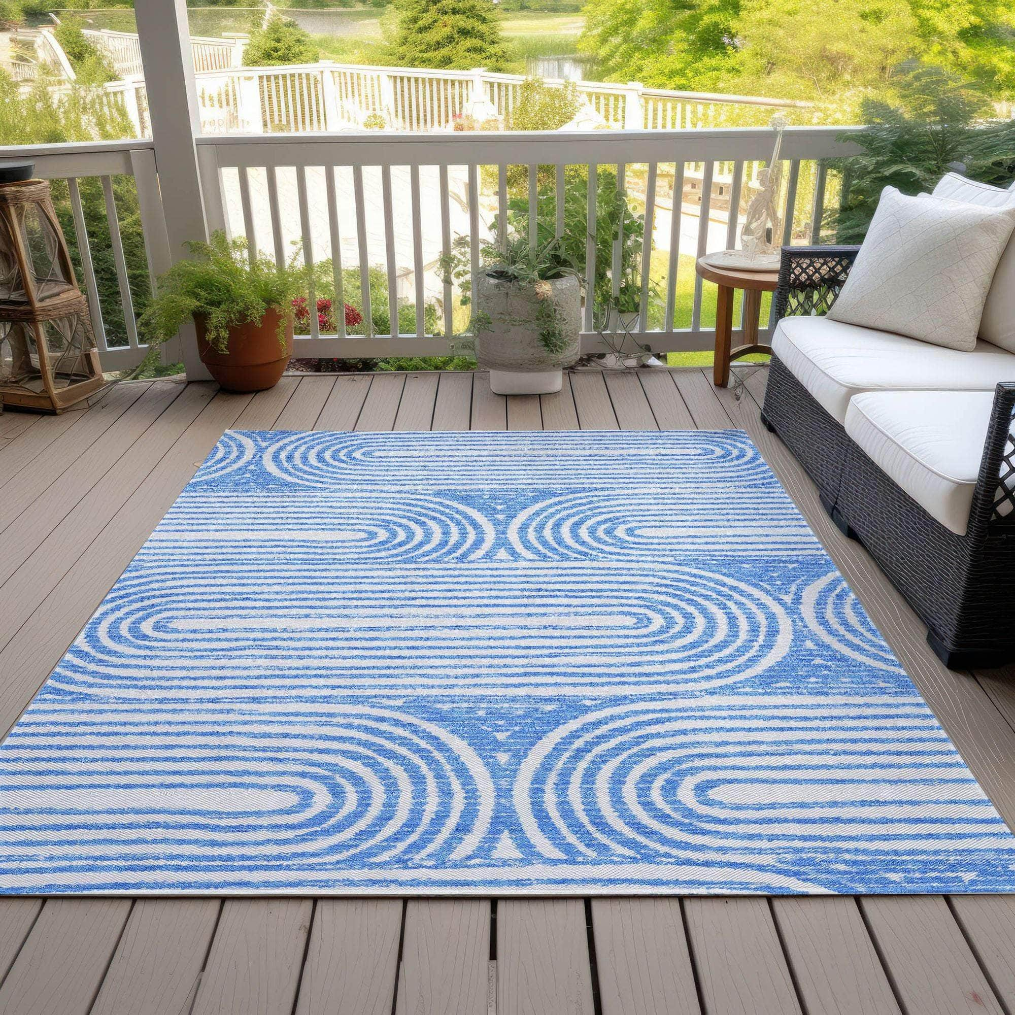 Machine Made ACN540 Blue  Rugs #color_blue 