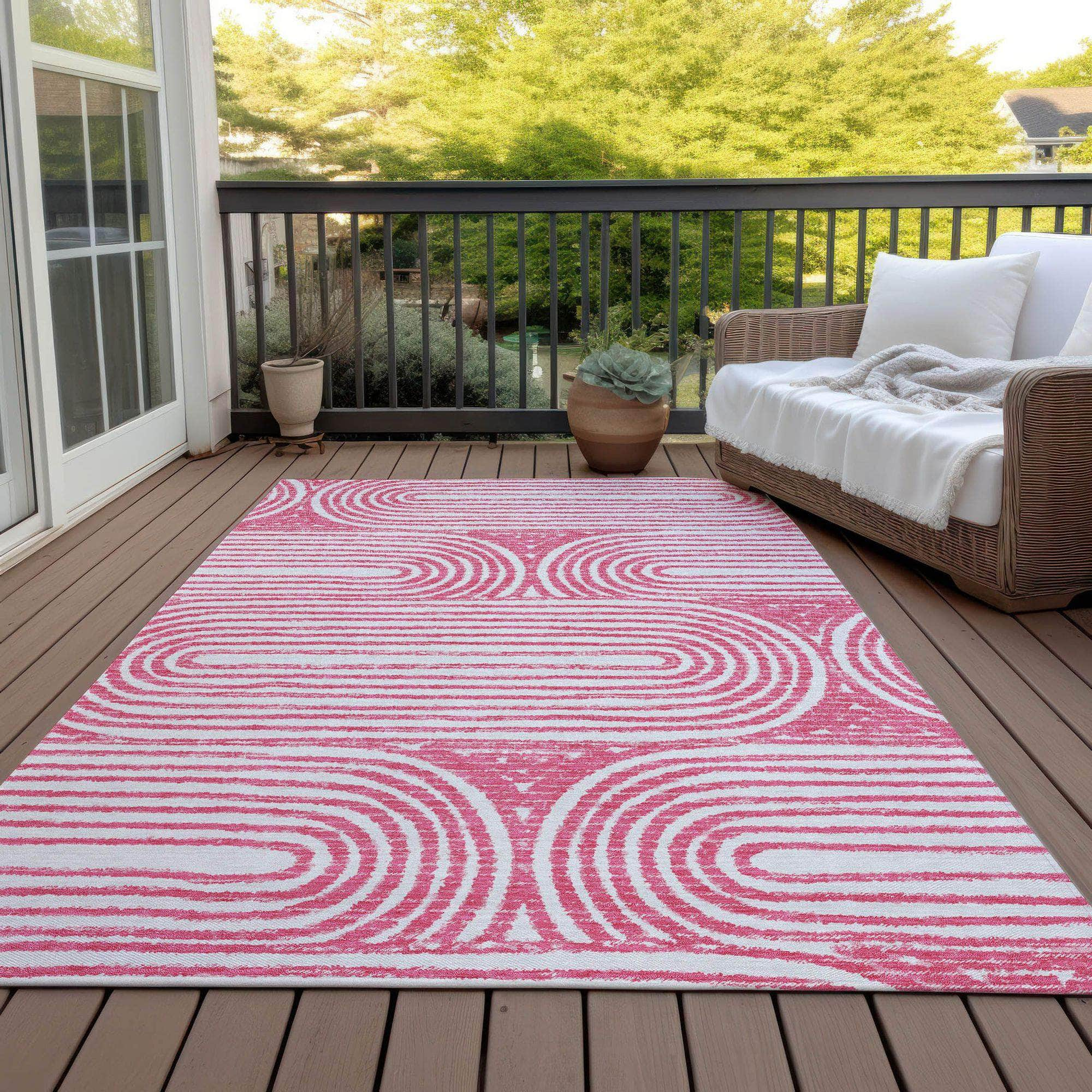 Machine Made ACN540 Blush Pink Rugs #color_blush pink