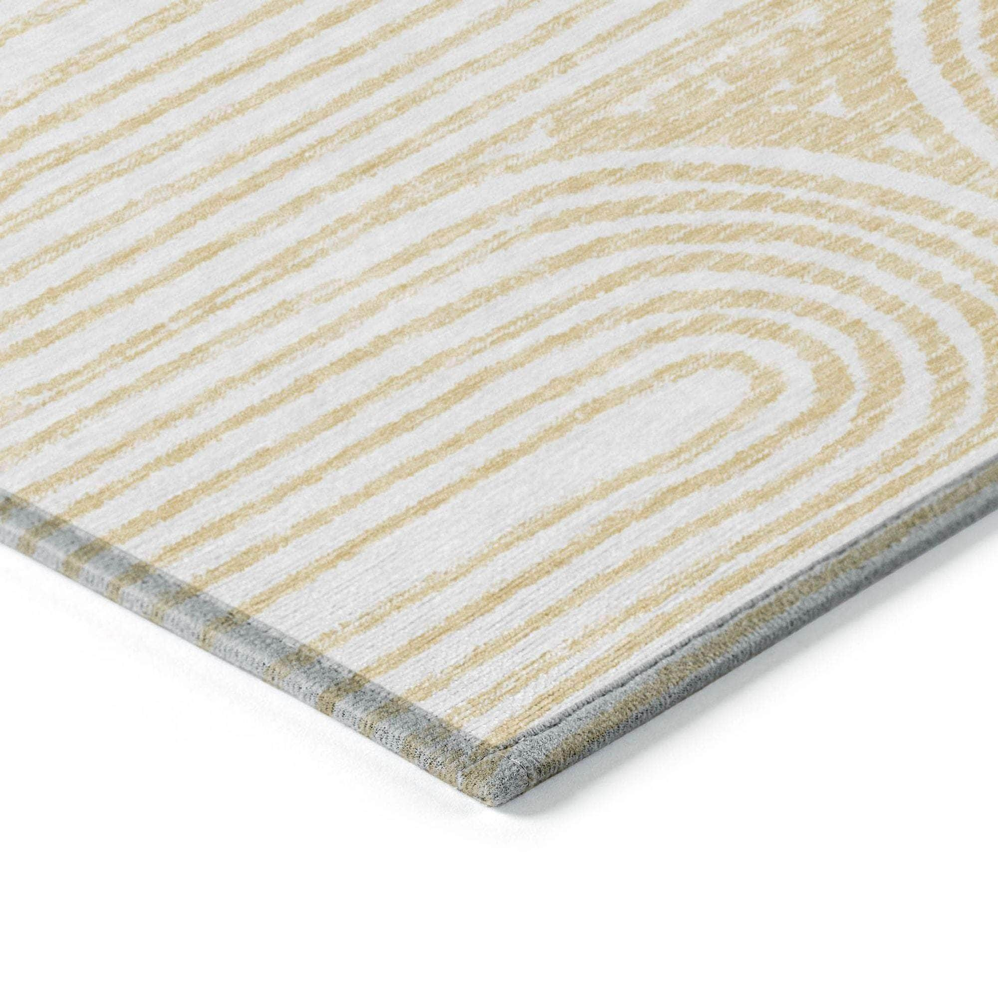 Machine Made ACN540 Gold  Rugs #color_gold 