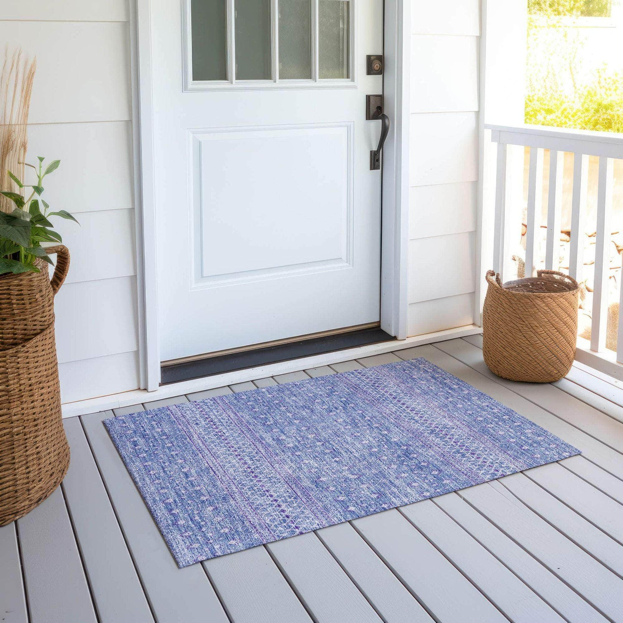 Machine Made ACN709 Sky Blue Rugs #color_sky blue