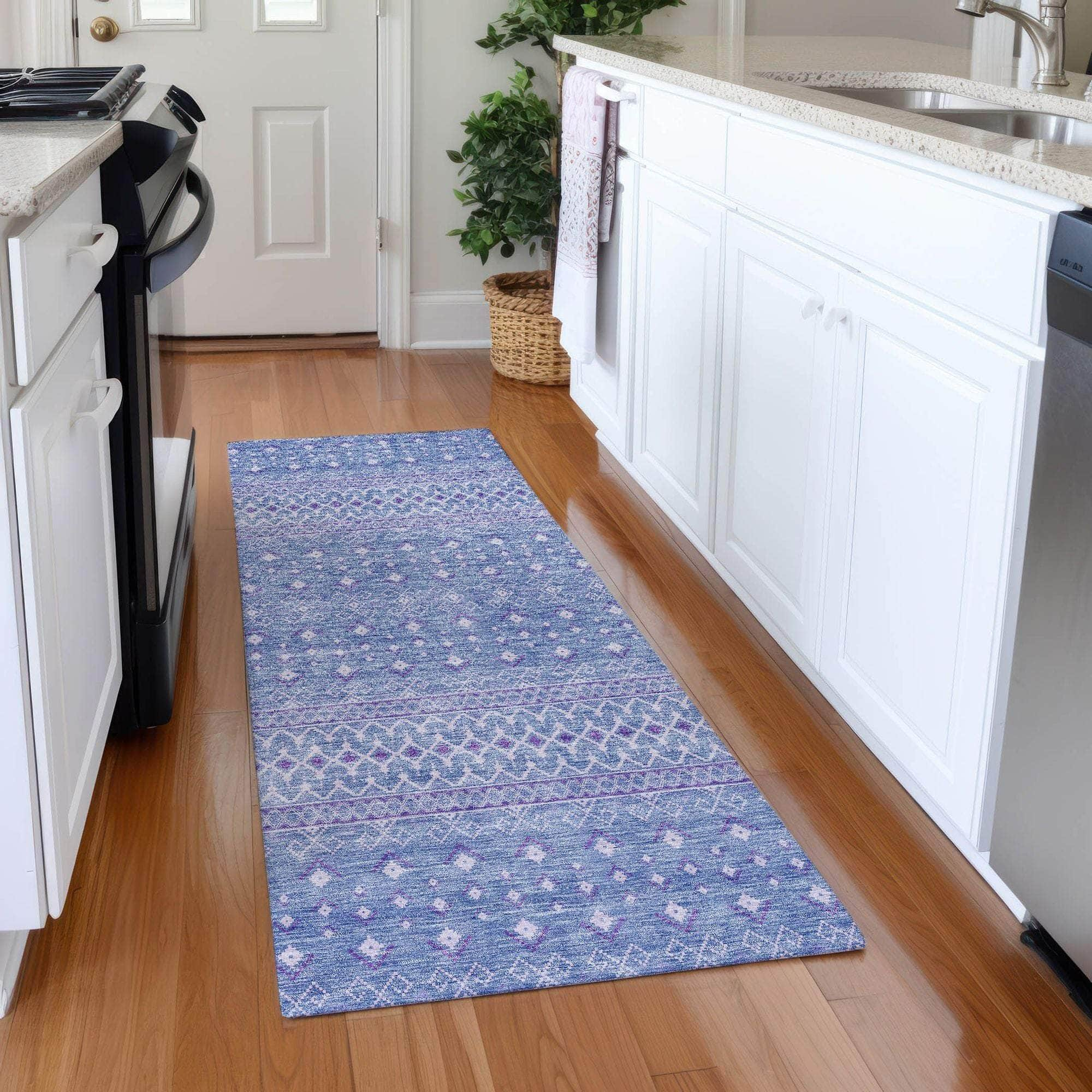 Machine Made ACN709 Sky Blue Rugs #color_sky blue