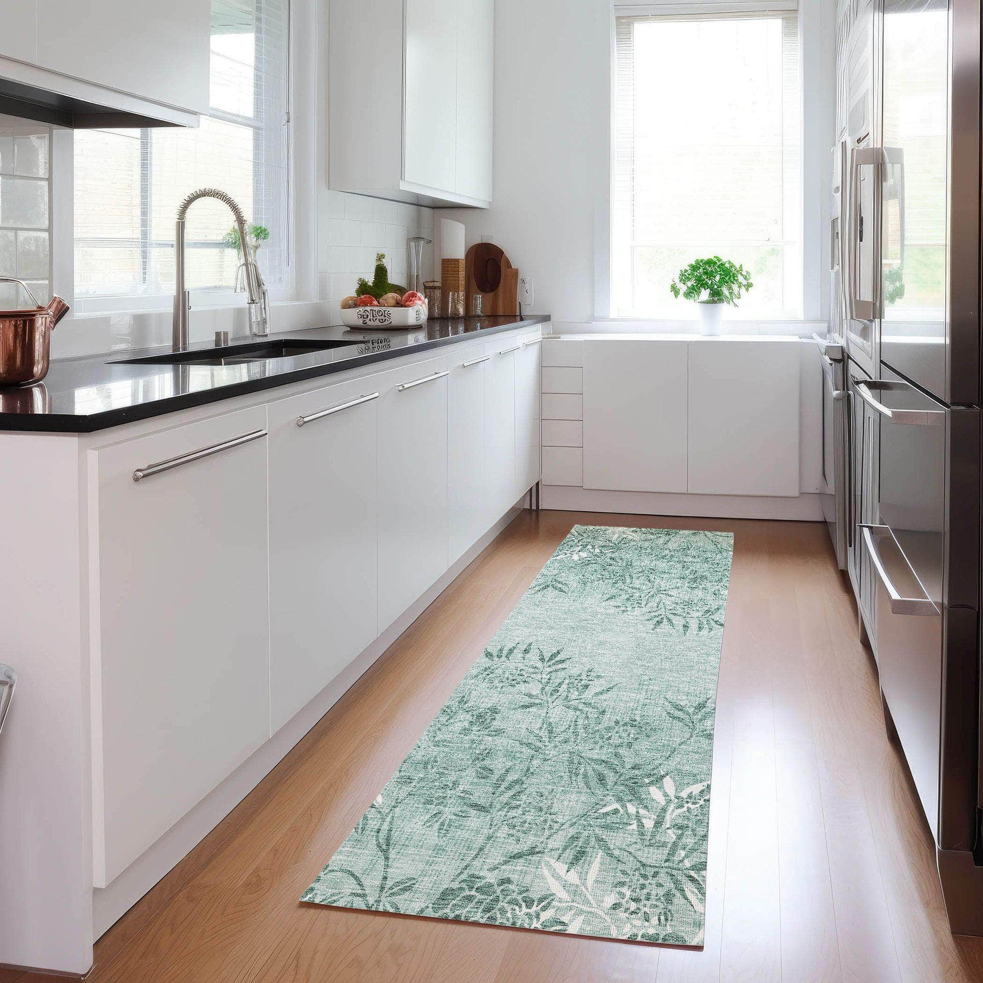 Machine Made ACN673 Sage Green Rugs #color_sage green