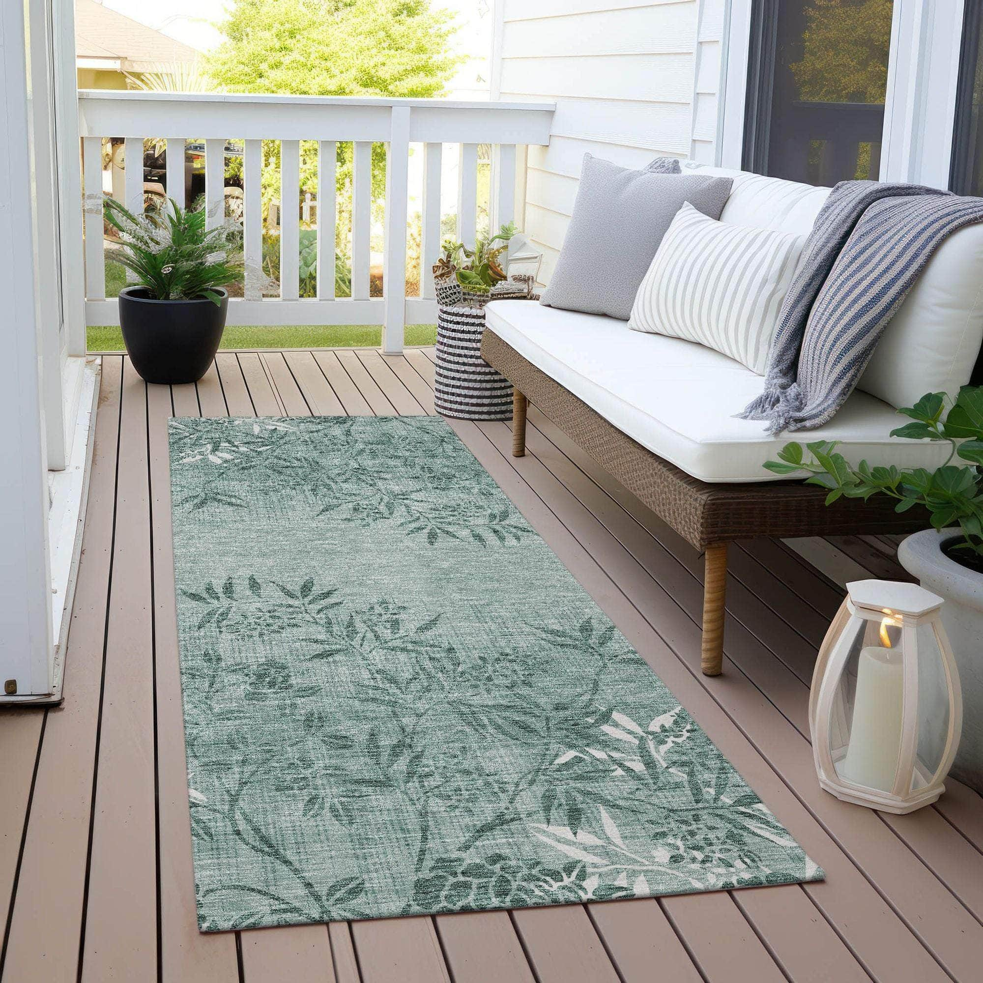 Machine Made ACN673 Sage Green Rugs #color_sage green