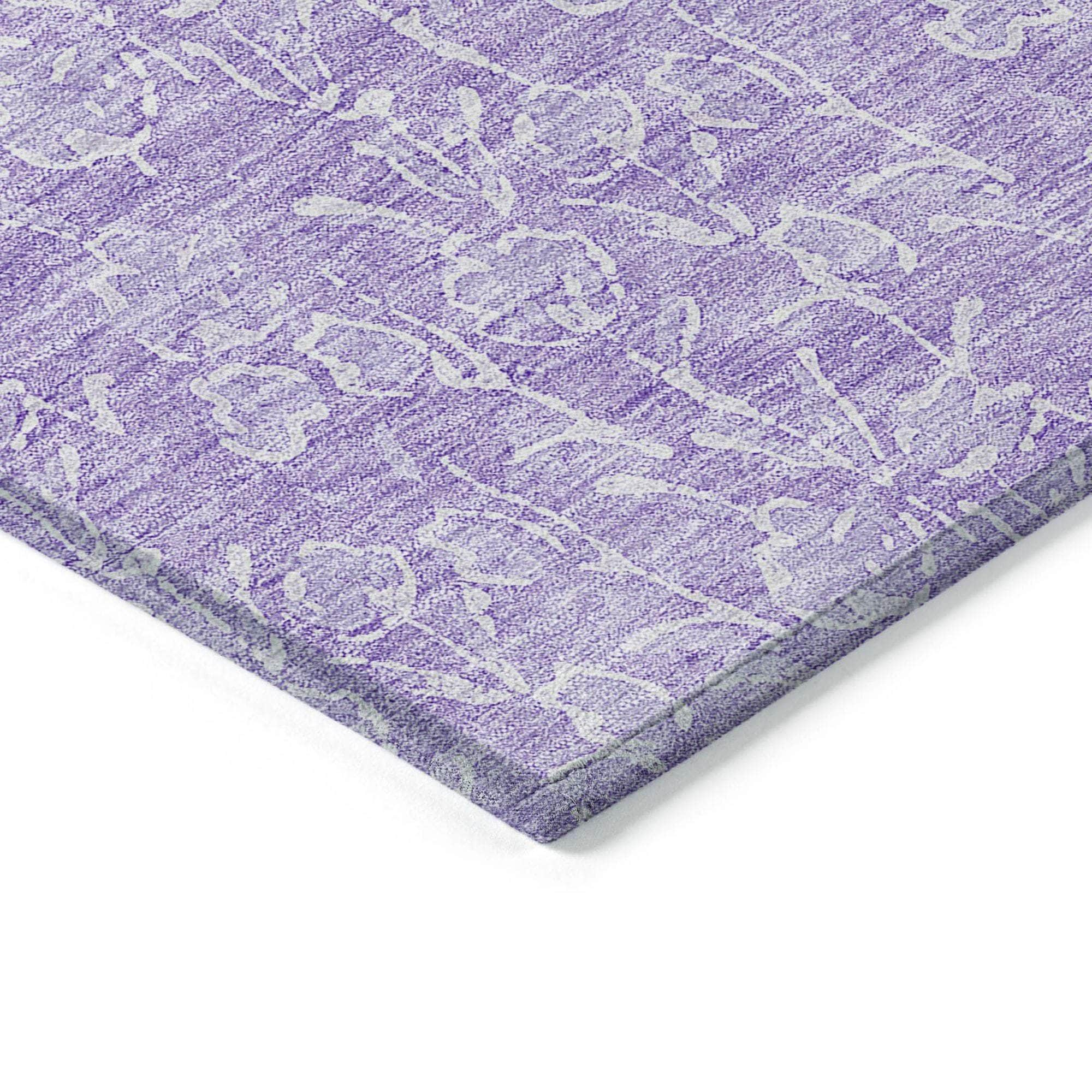 Machine Made ACN691 Lilac Purple Rugs #color_lilac purple