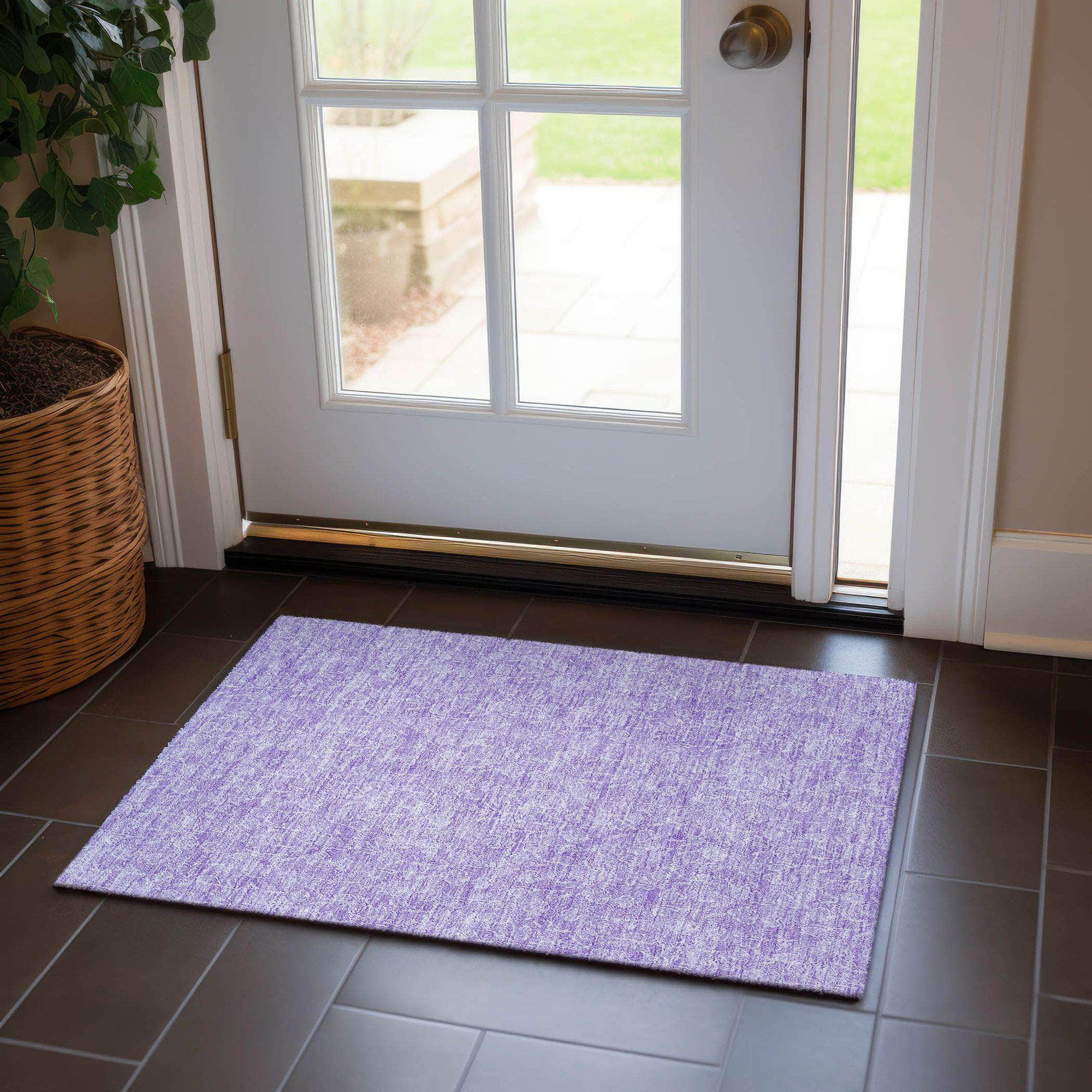 Machine Made ACN691 Lilac Purple Rugs #color_lilac purple