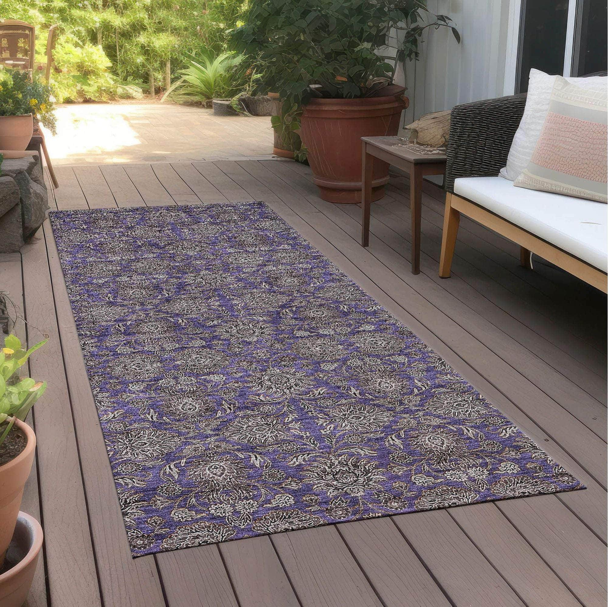 Machine Made ACN702 Purple  Rugs #color_purple 