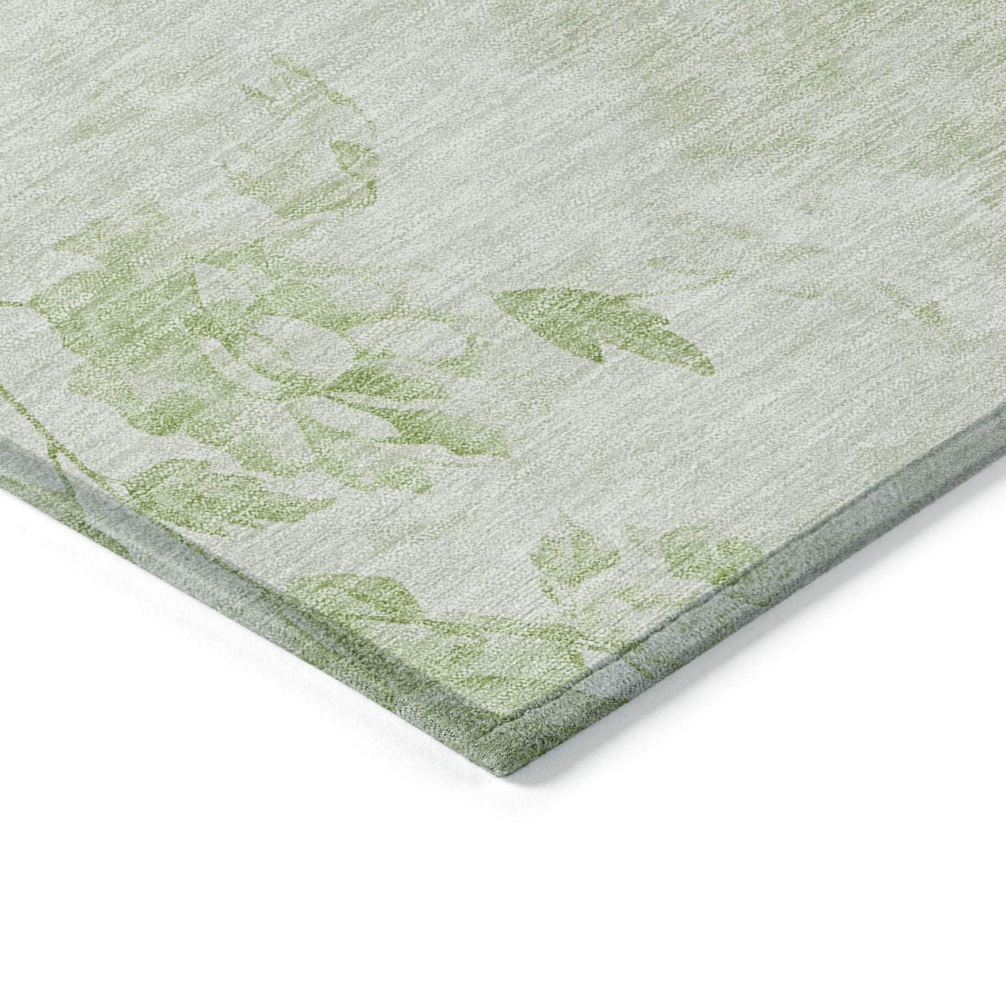 Machine Made ACN724 Aloe Green Rugs #color_aloe green