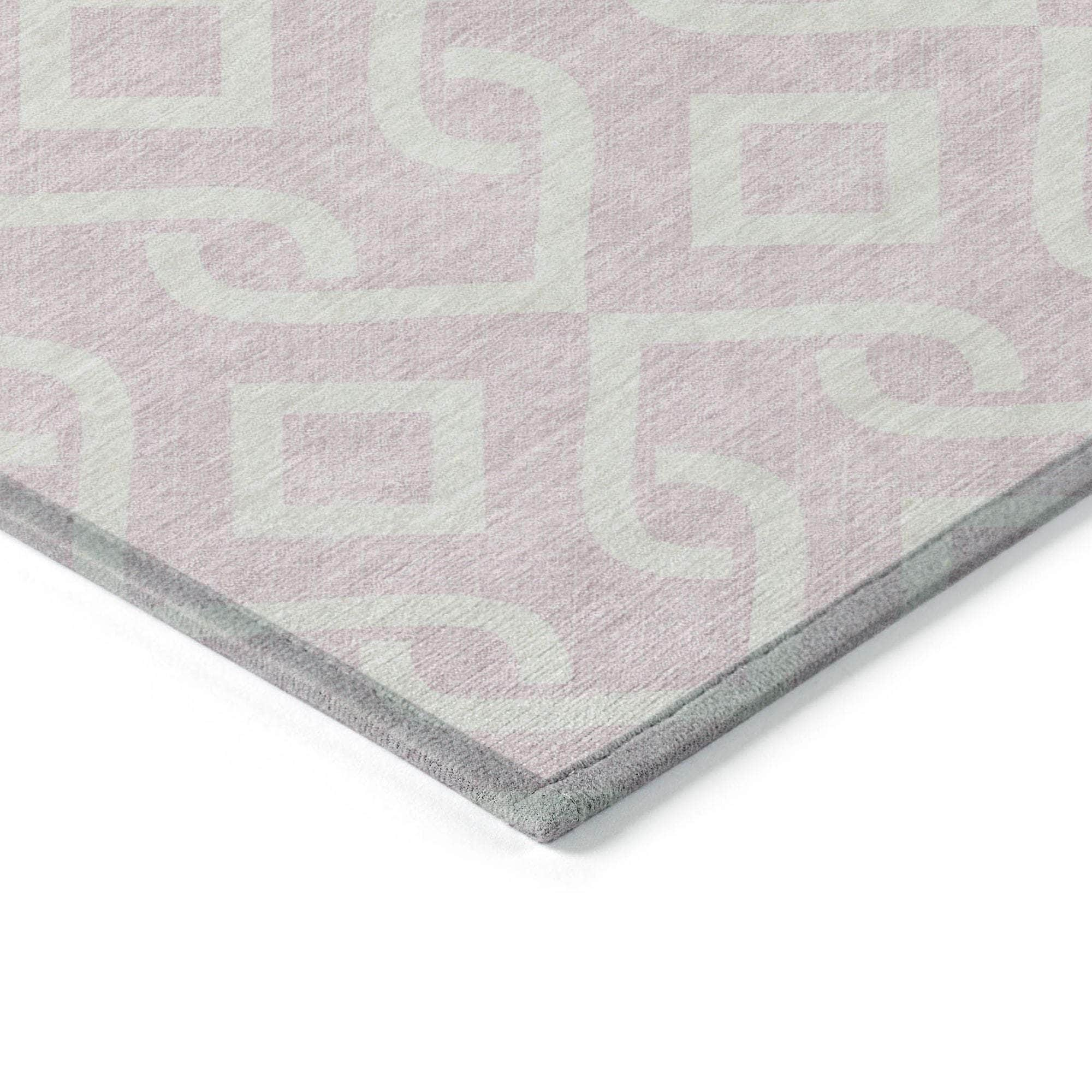 Machine Made ACN621 Pink  Rugs #color_pink 