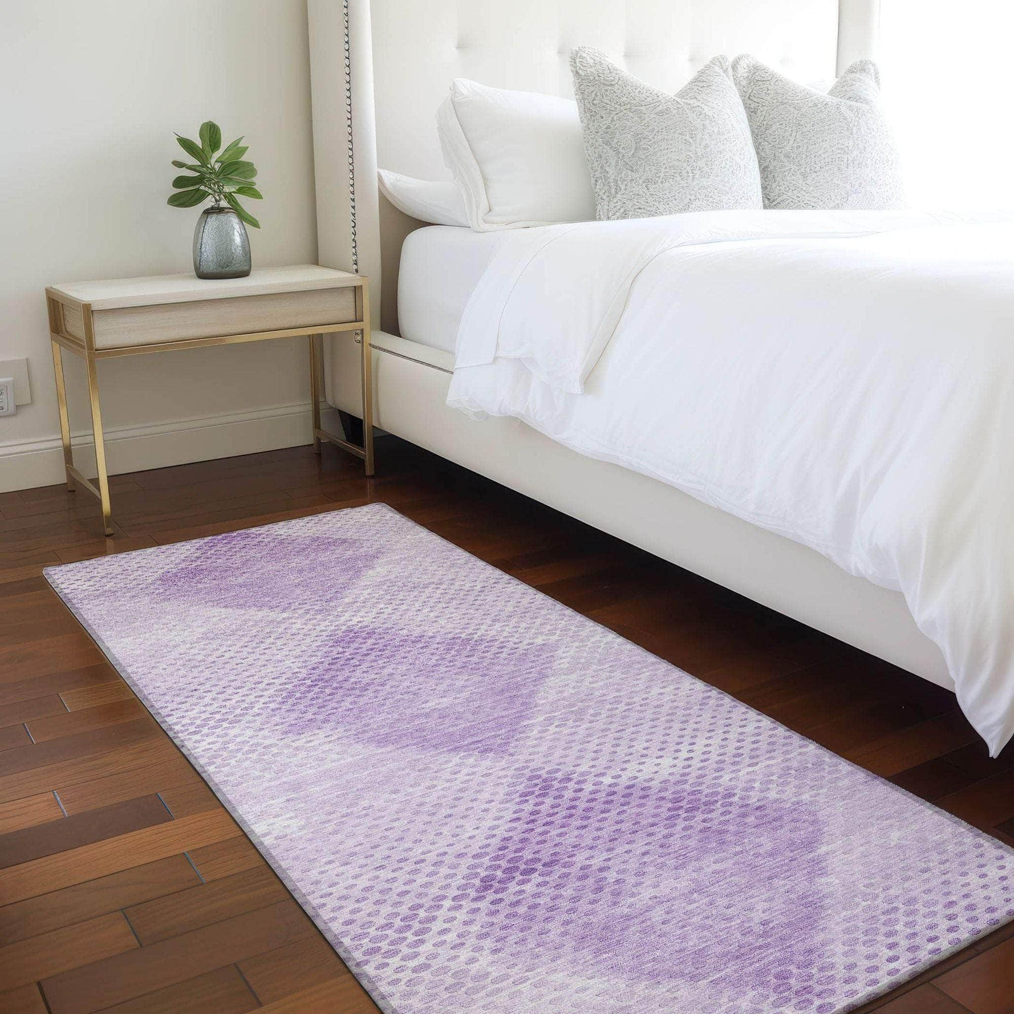 Machine Made ACN539 Lavender Purple Rugs #color_lavender purple