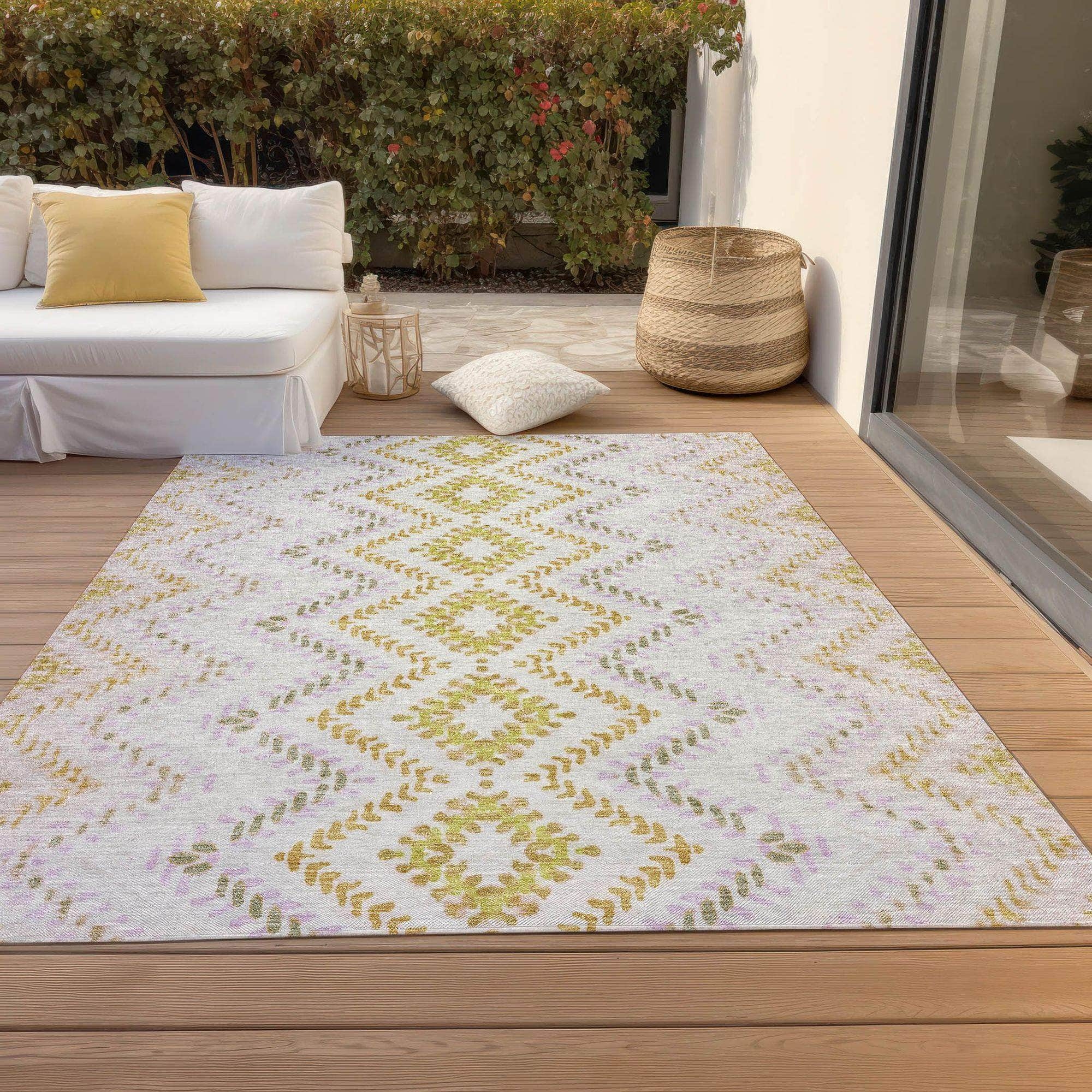 Machine Made ACN683 Pearl Ivory Rugs #color_pearl ivory