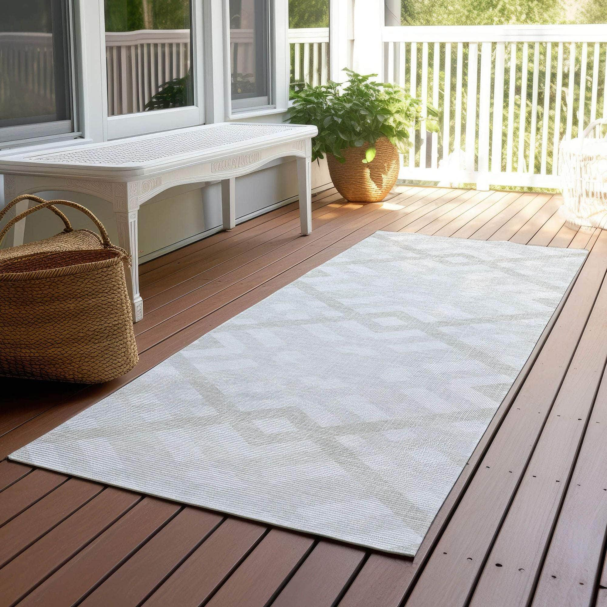 Machine Made ACN616 Ivory  Rugs #color_ivory 