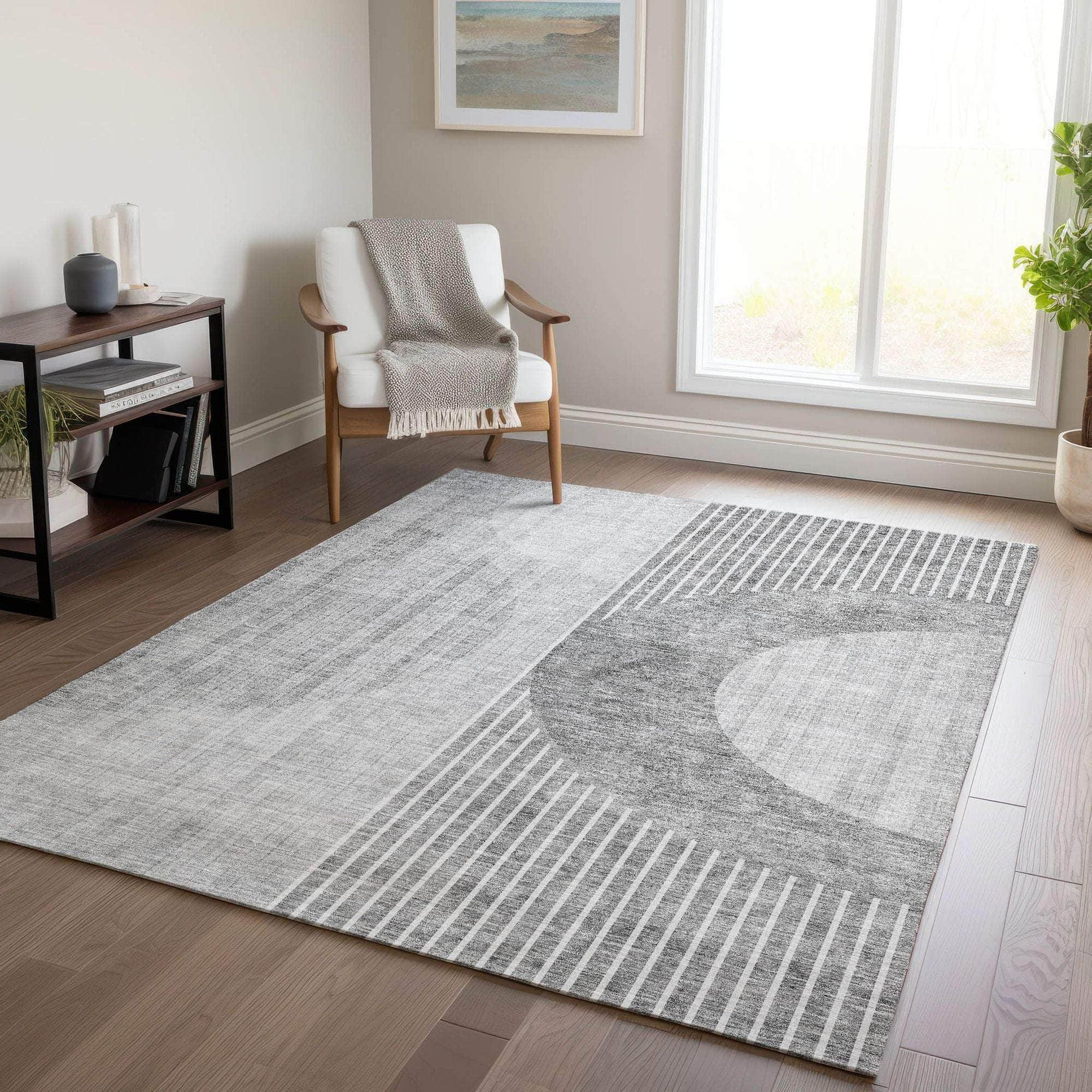 Machine Made ACN676 Gray  Rugs #color_gray 