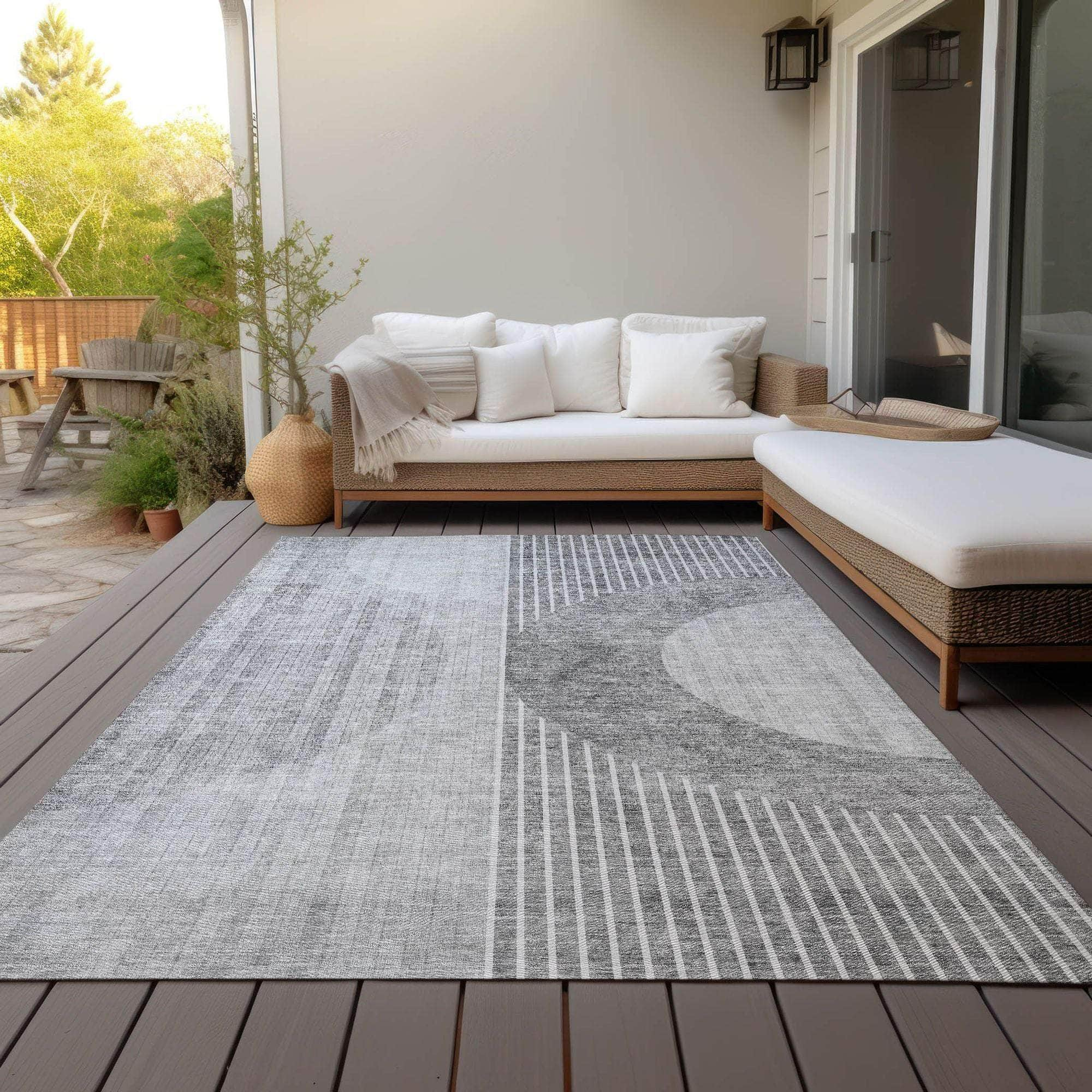 Machine Made ACN676 Gray  Rugs #color_gray 