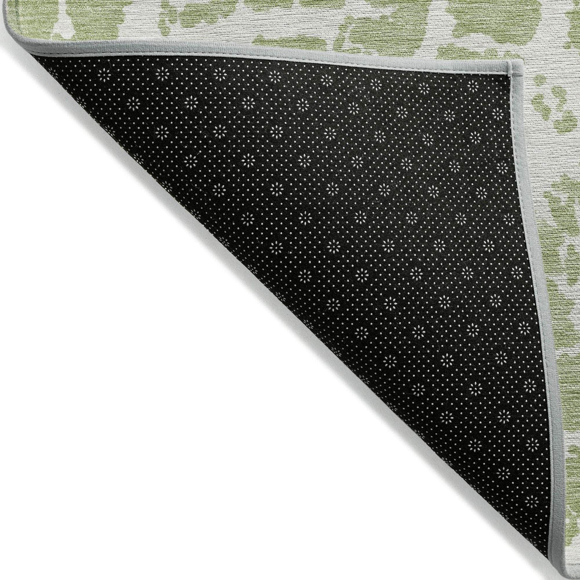 Machine Made ACN501 Aloe Green Rugs #color_aloe green