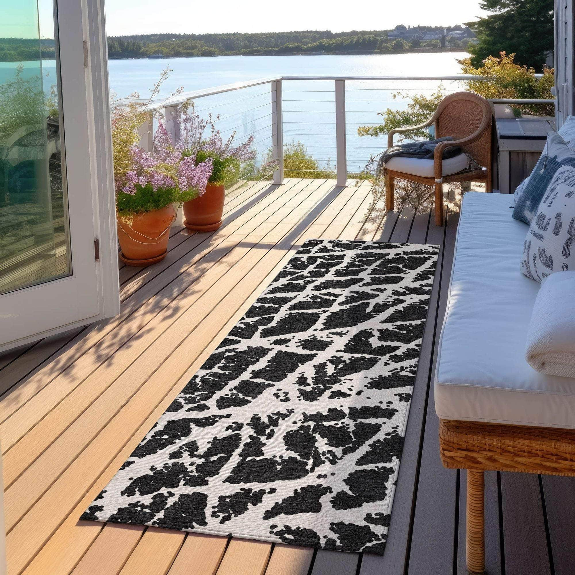 Machine Made ACN501 Black  Rugs #color_black 