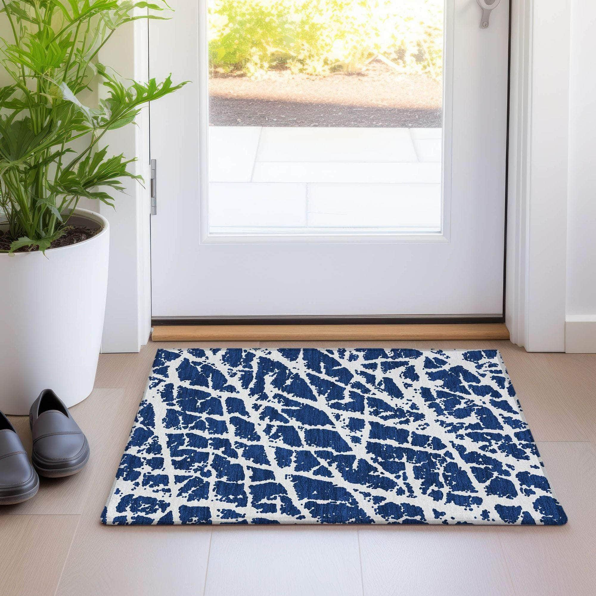 Machine Made ACN501 Navy Blue Rugs #color_navy blue