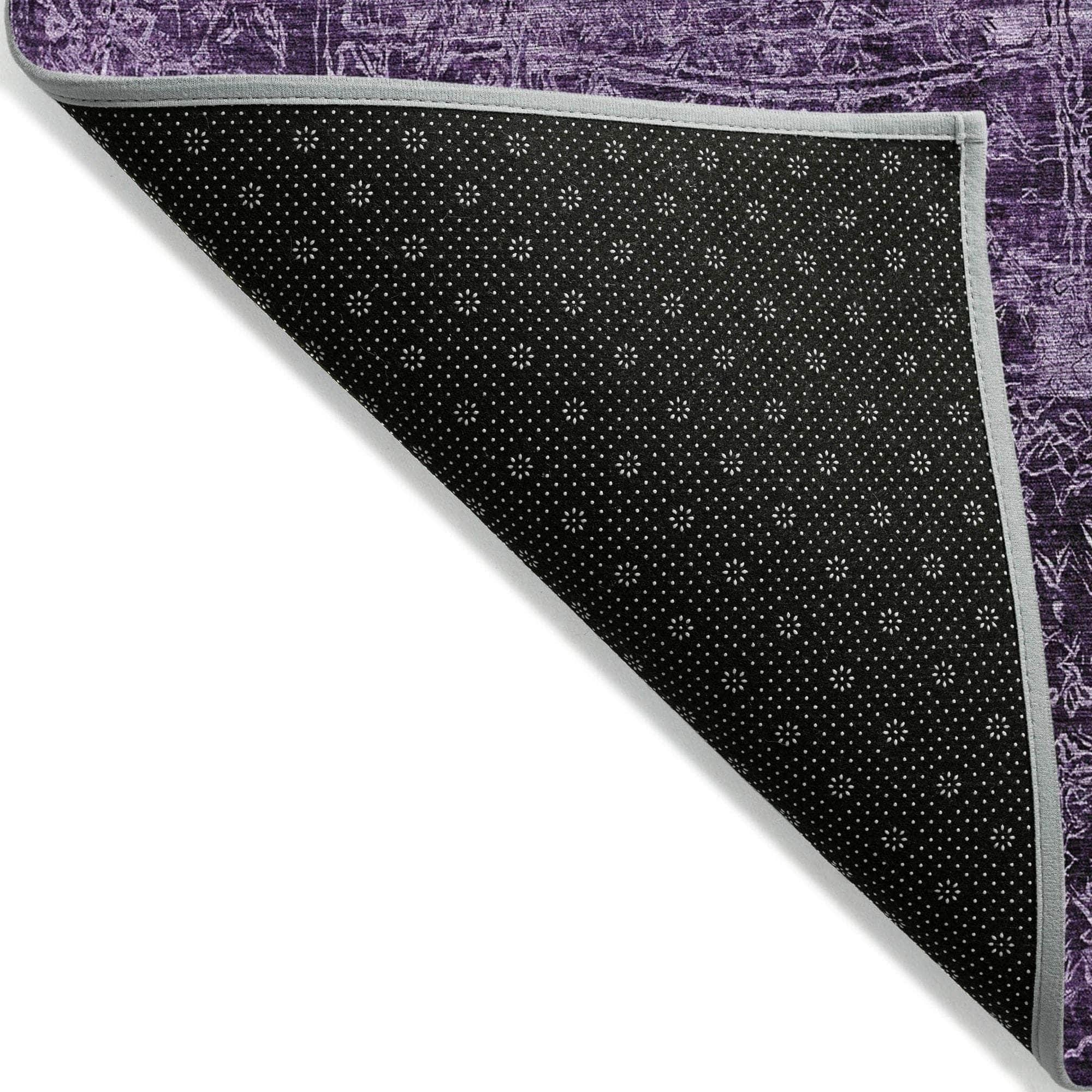 Machine Made ACN559 Purple  Rugs #color_purple 