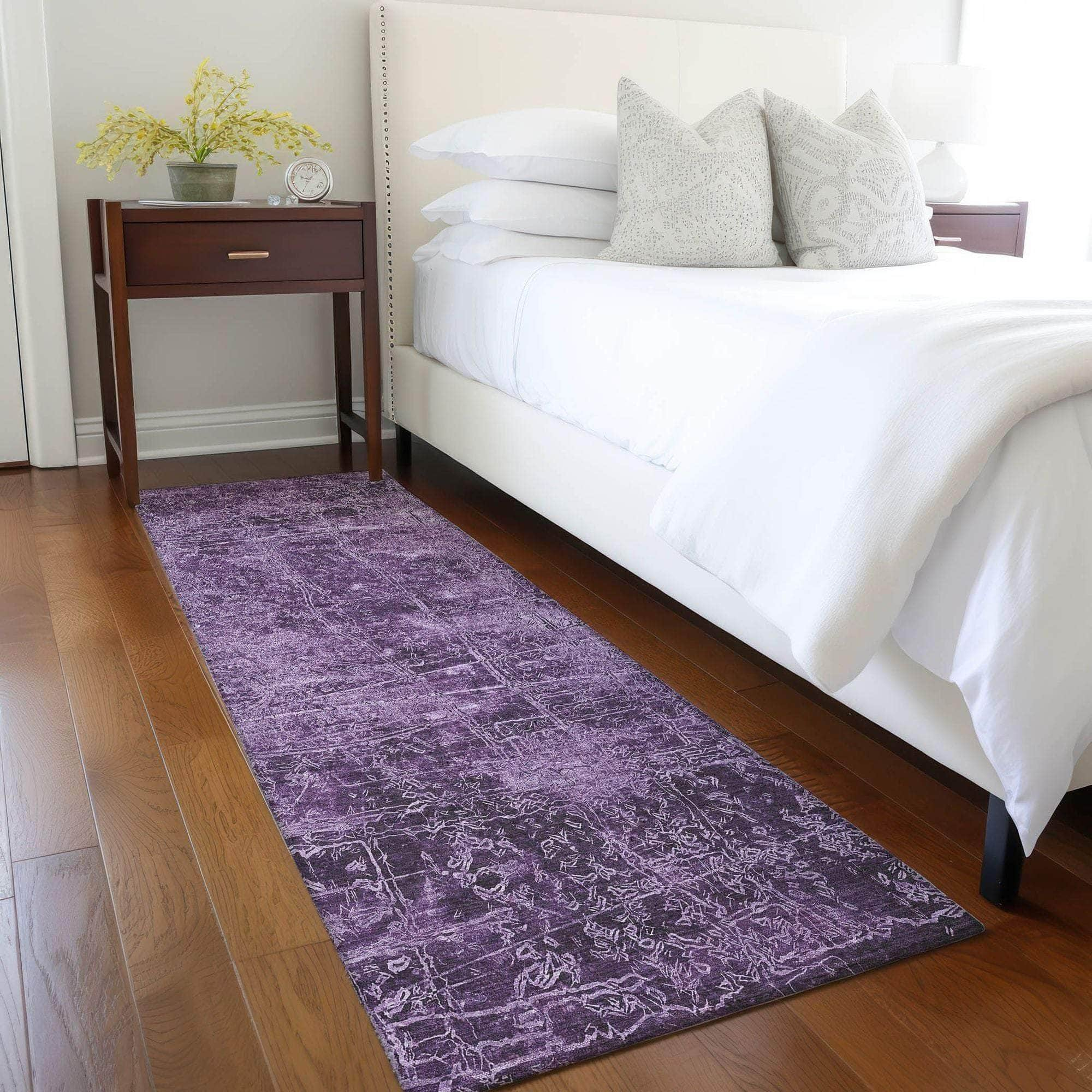 Machine Made ACN559 Purple  Rugs #color_purple 