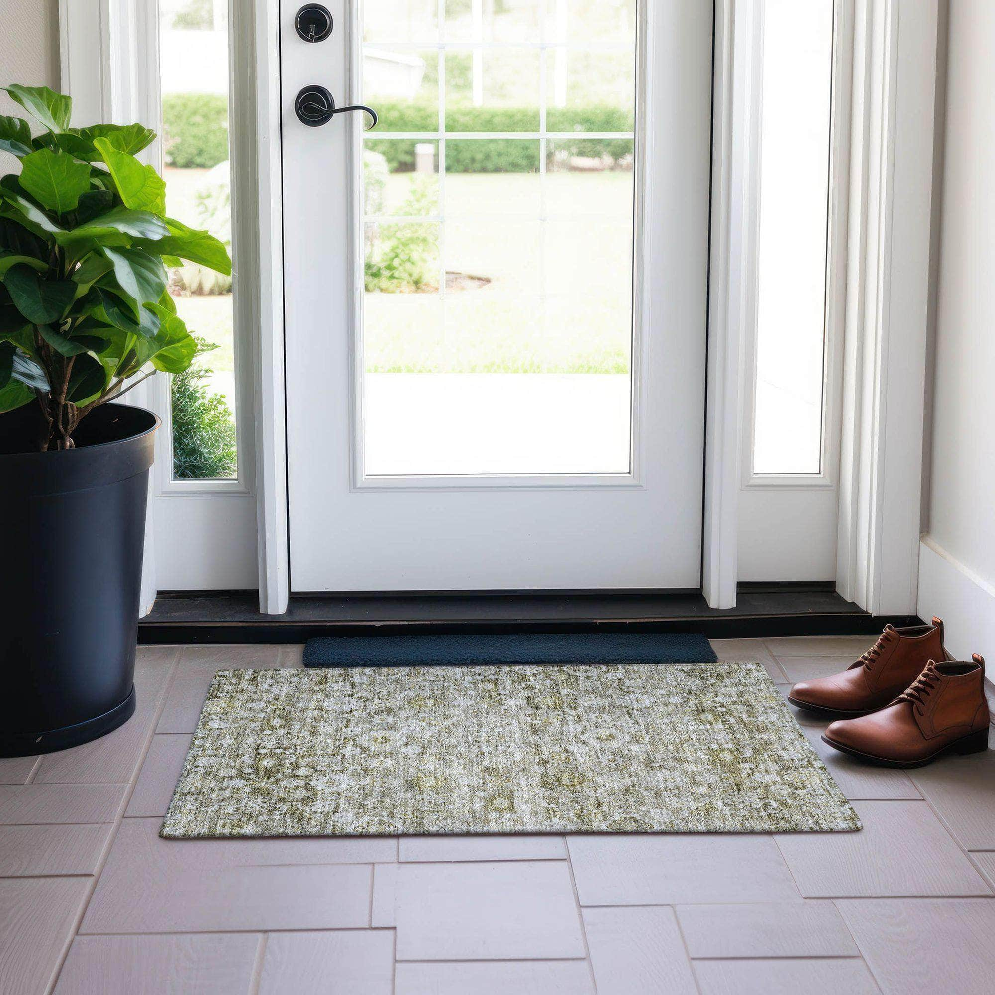 Machine Made ACN651 Taupe Brown Rugs #color_taupe brown