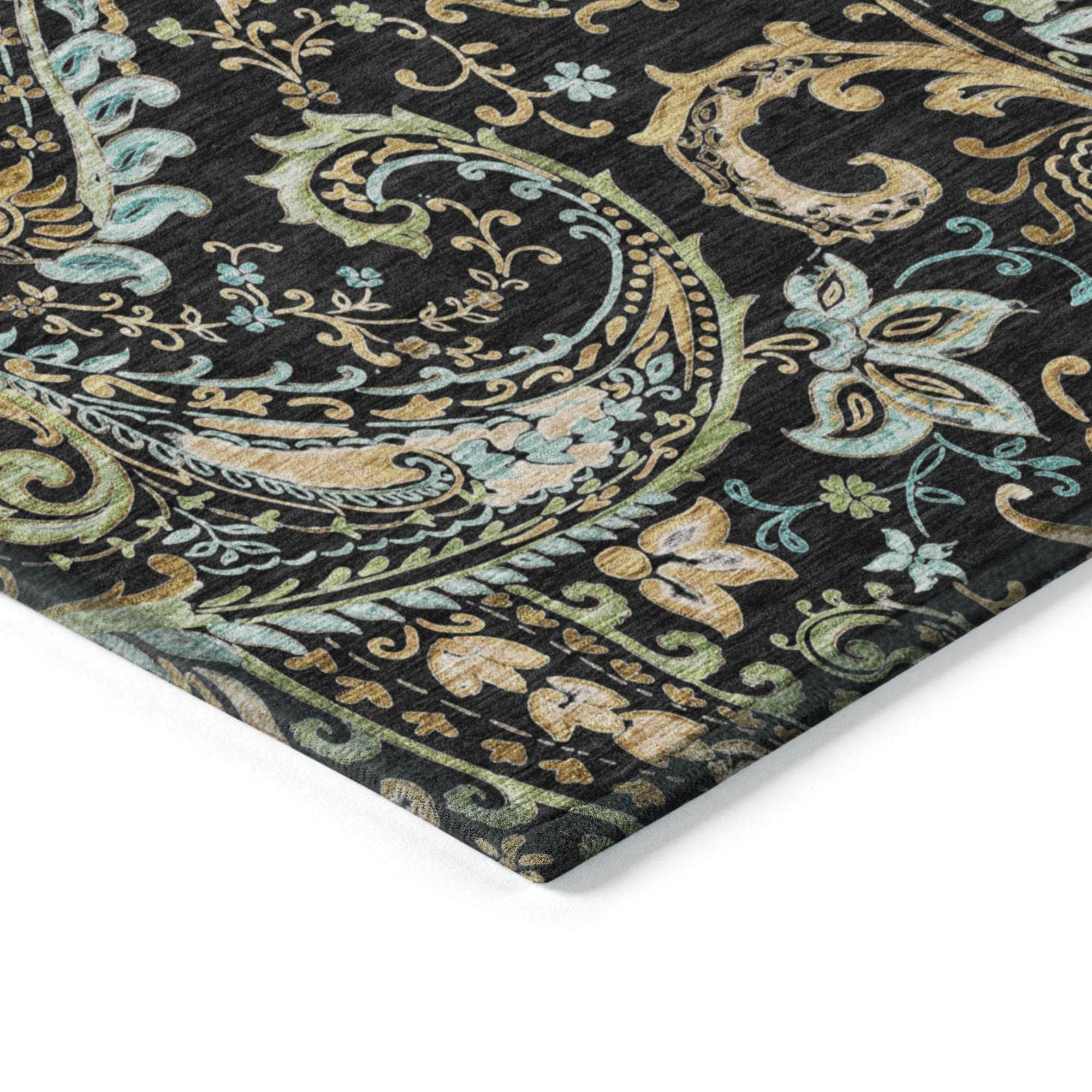 Machine Made ACN533 Black  Rugs #color_black 