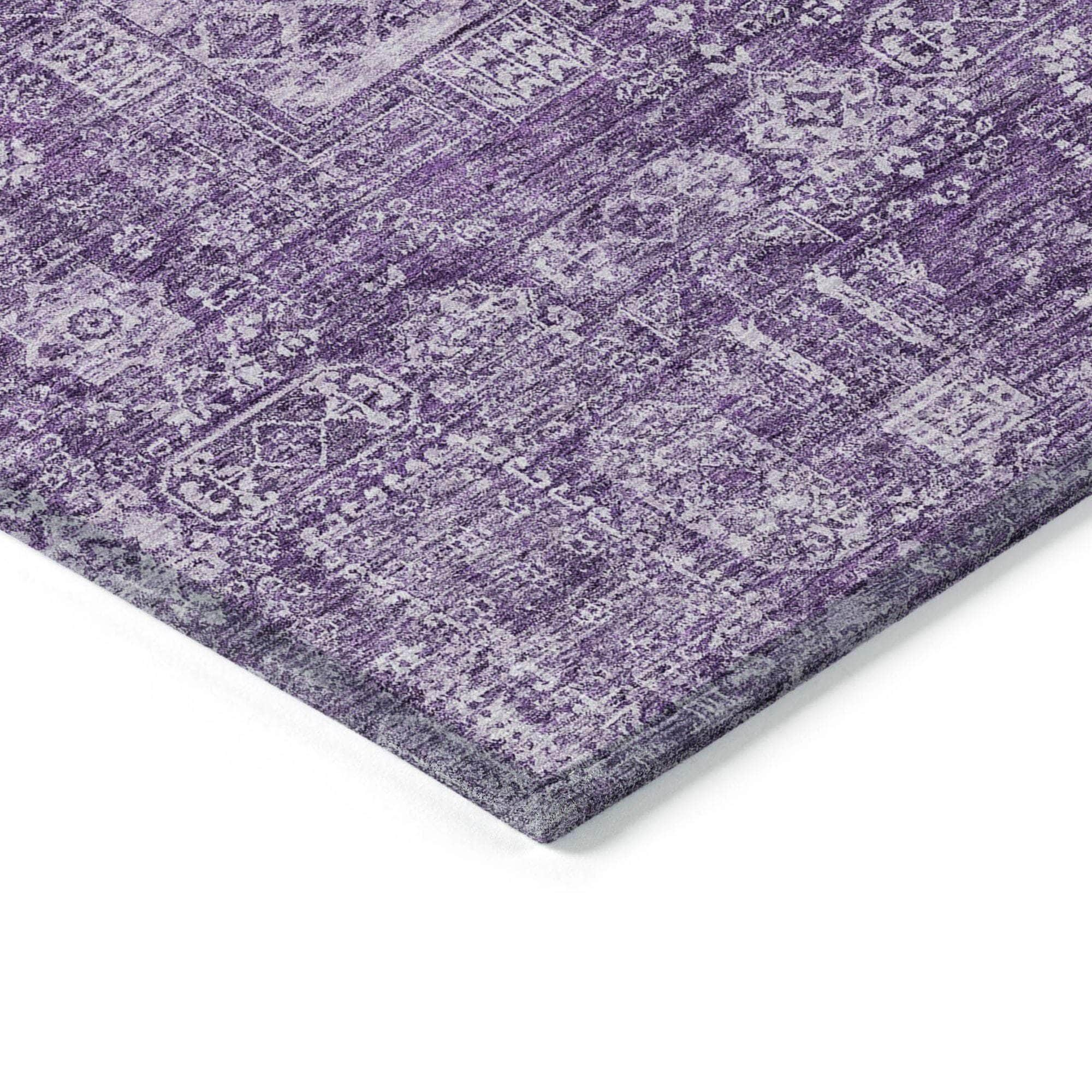 Machine Made ACN637 Purple  Rugs #color_purple 