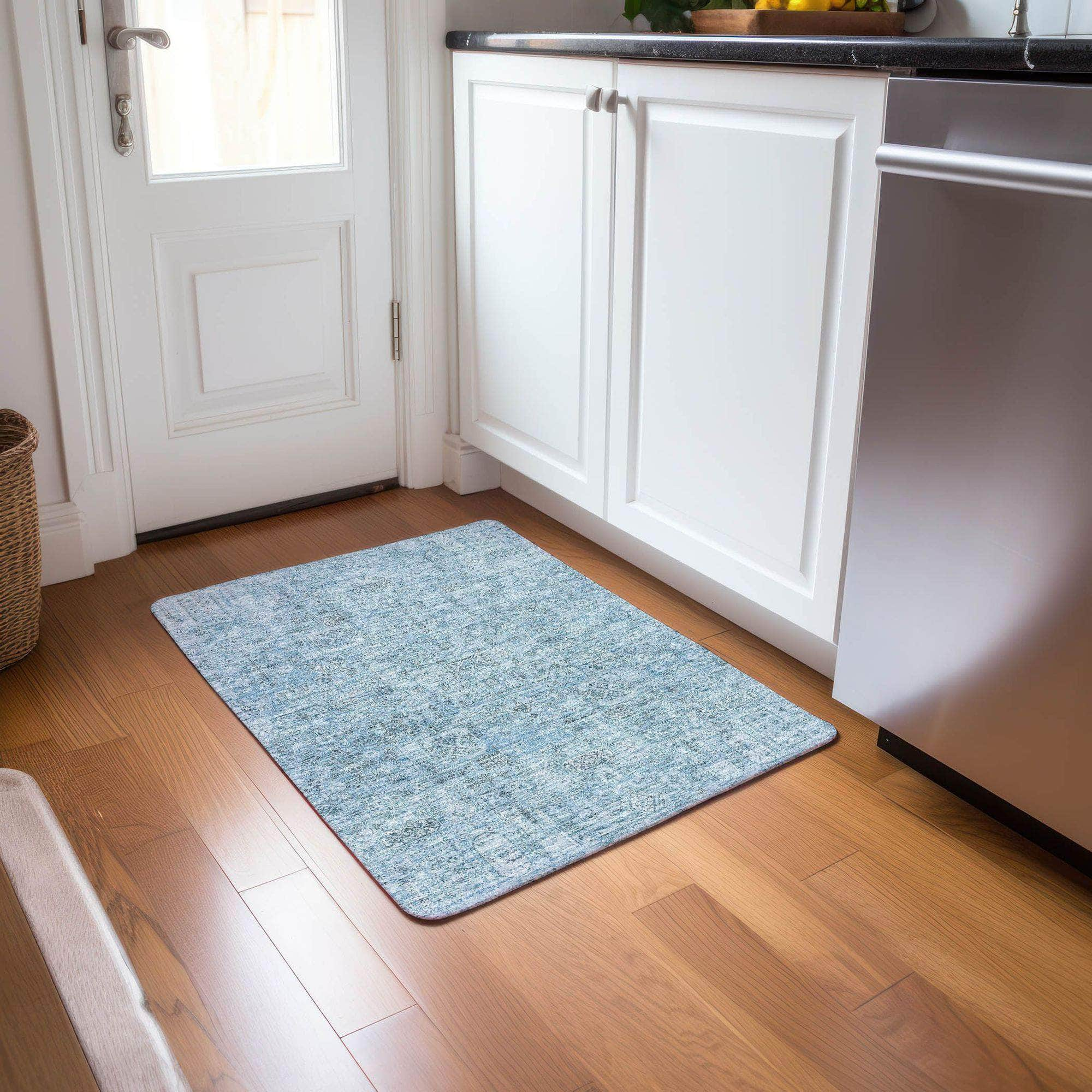 Machine Made ACN611 Sky Blue Rugs #color_sky blue