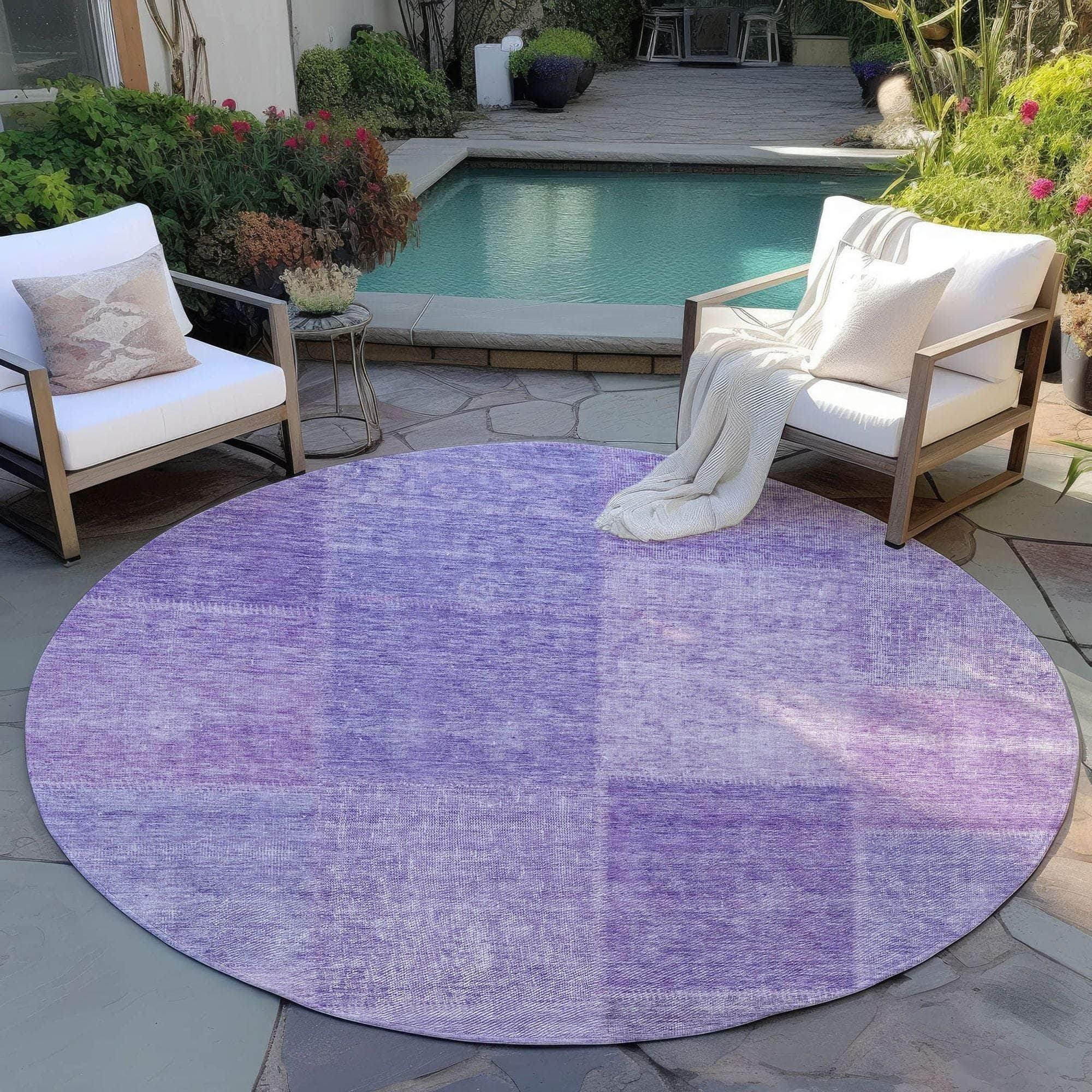 Machine Made ACN664 Lavender Purple Rugs #color_lavender purple