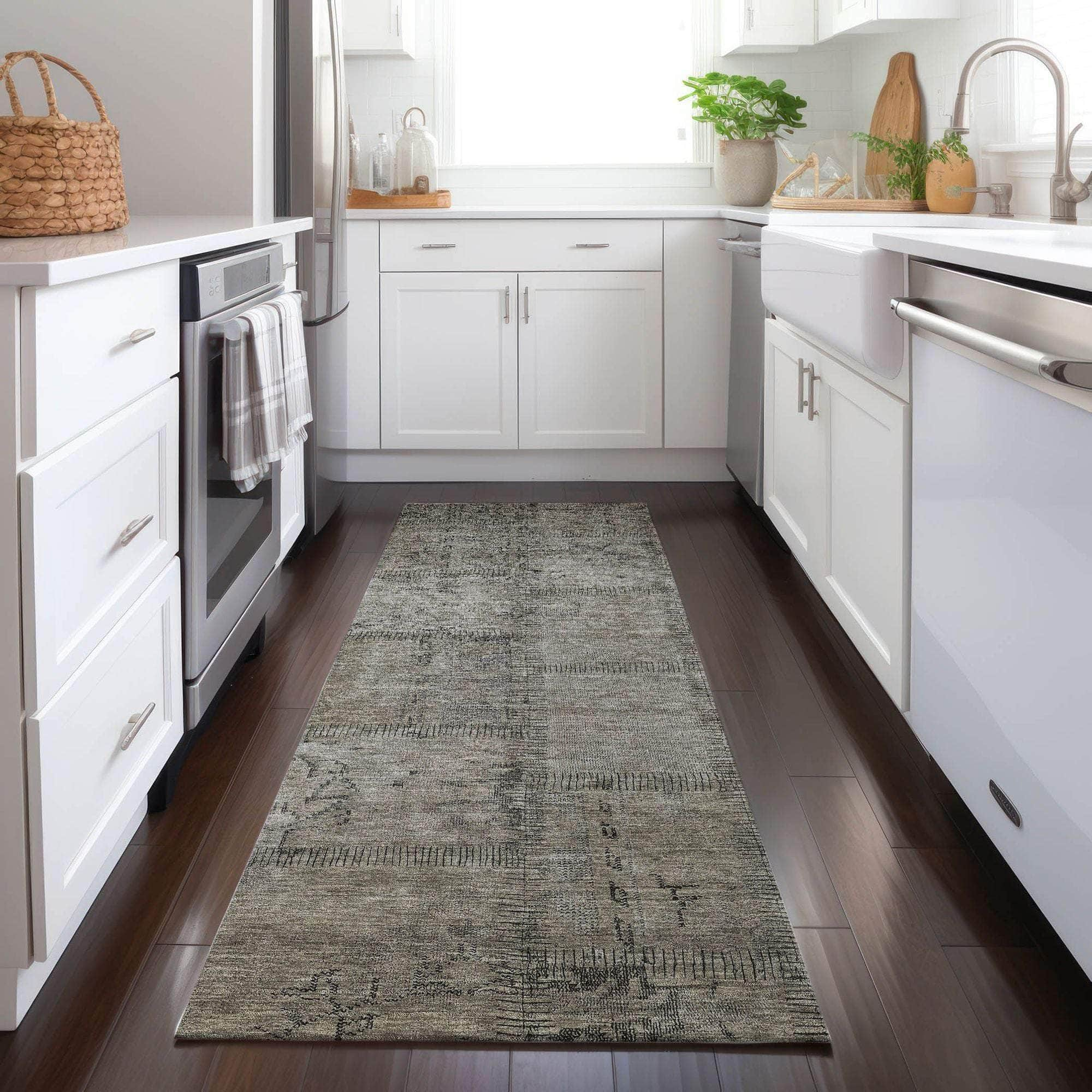 Machine Made ACN685 Taupe Brown Rugs #color_taupe brown