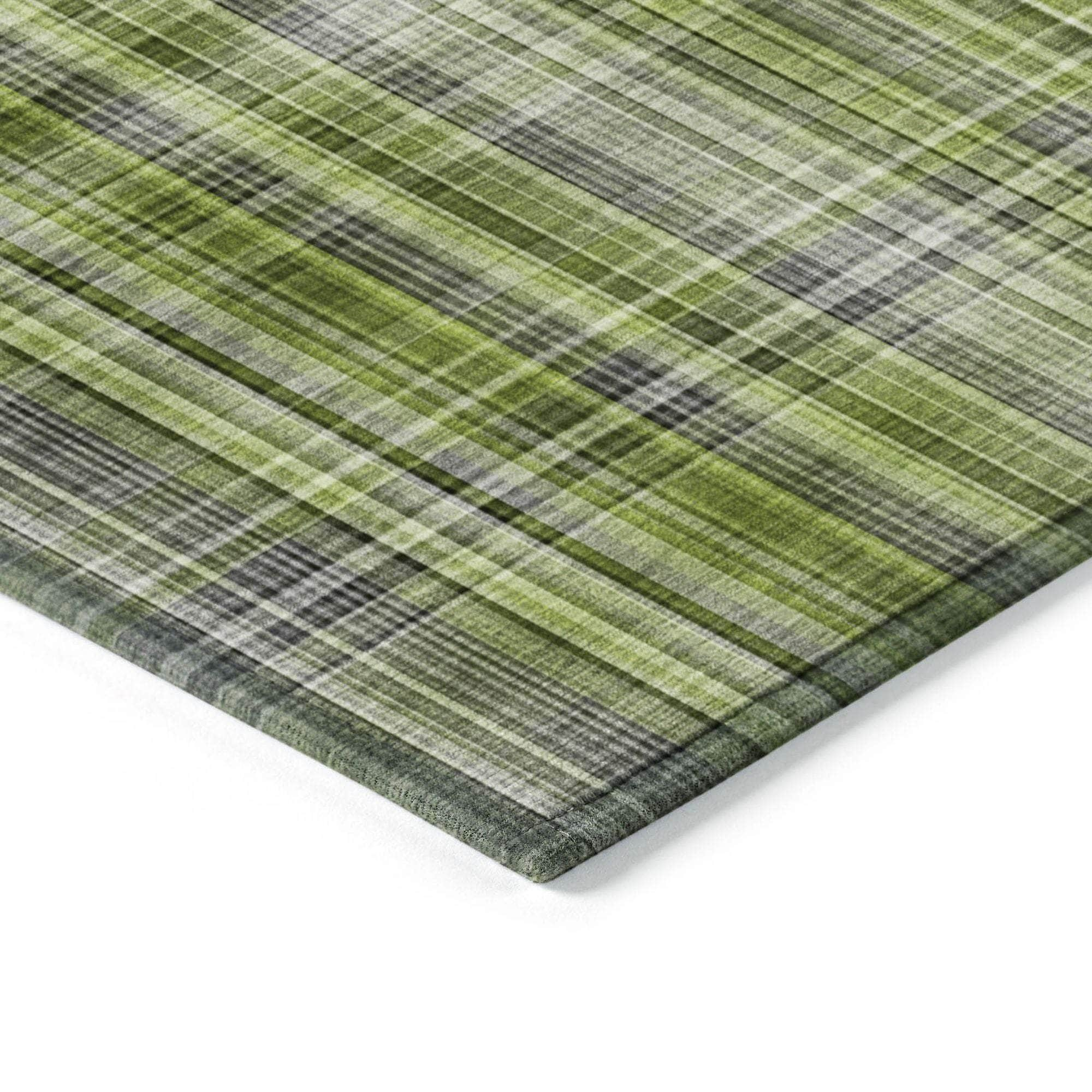 Machine Made ACN541 Green  Rugs #color_green 